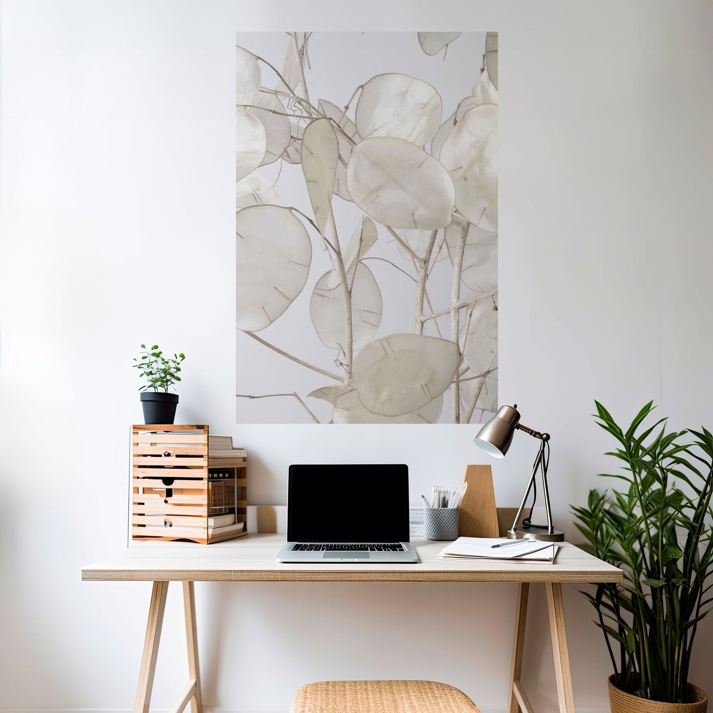 Poster verticale staccabile e attaccabile SILKY FOLIAGE WHISPERS