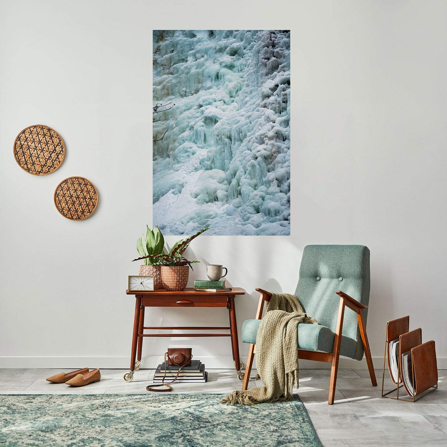 Poster verticale FROSTED WHISPERS stacca e attacca