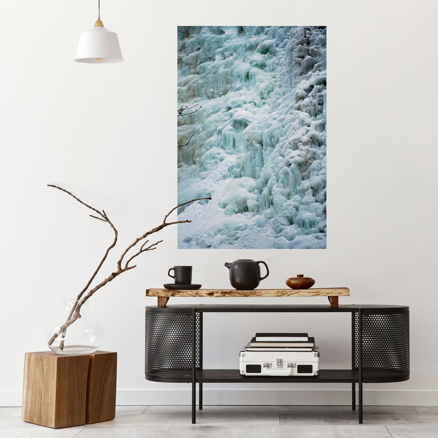 Poster verticale FROSTED WHISPERS stacca e attacca