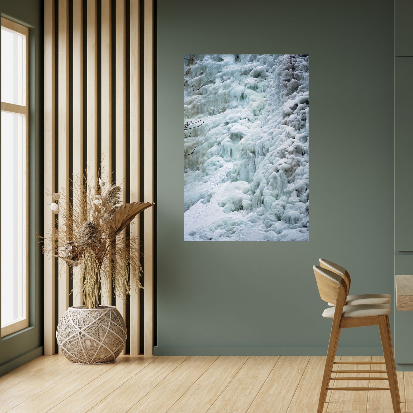 Poster verticale FROSTED WHISPERS stacca e attacca