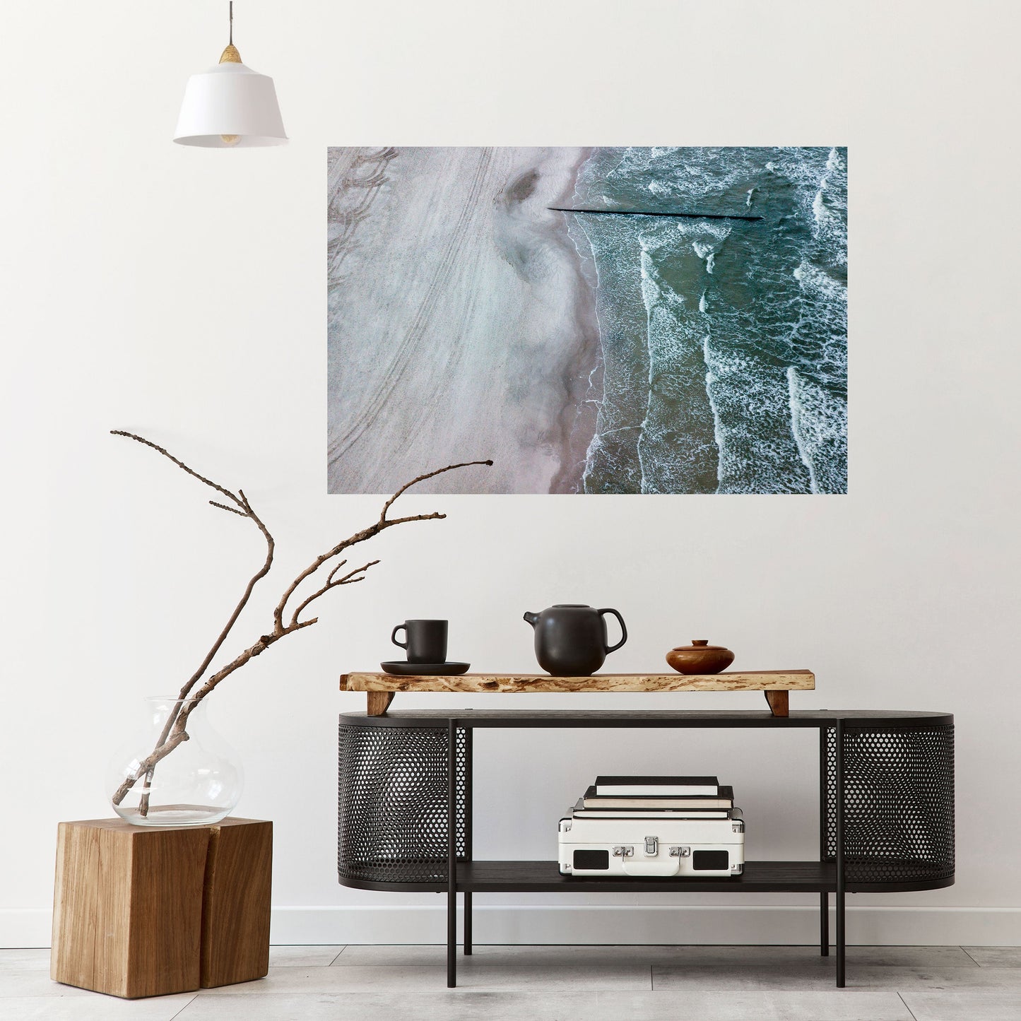 Poster orizzontale staccabile e attaccabile TIDE'S SILENT WHISPER