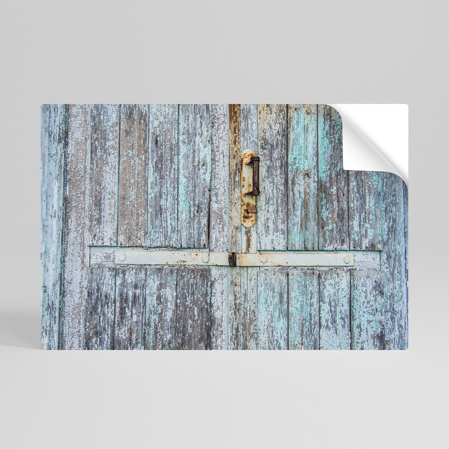 VINTAGE DOORWAY DREAMS Poster orizzontale staccabile e attaccabile
