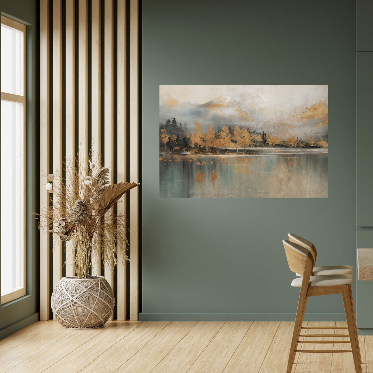 ECHI DELL'ALBA DORATA Poster orizzontale staccabile e attaccabile