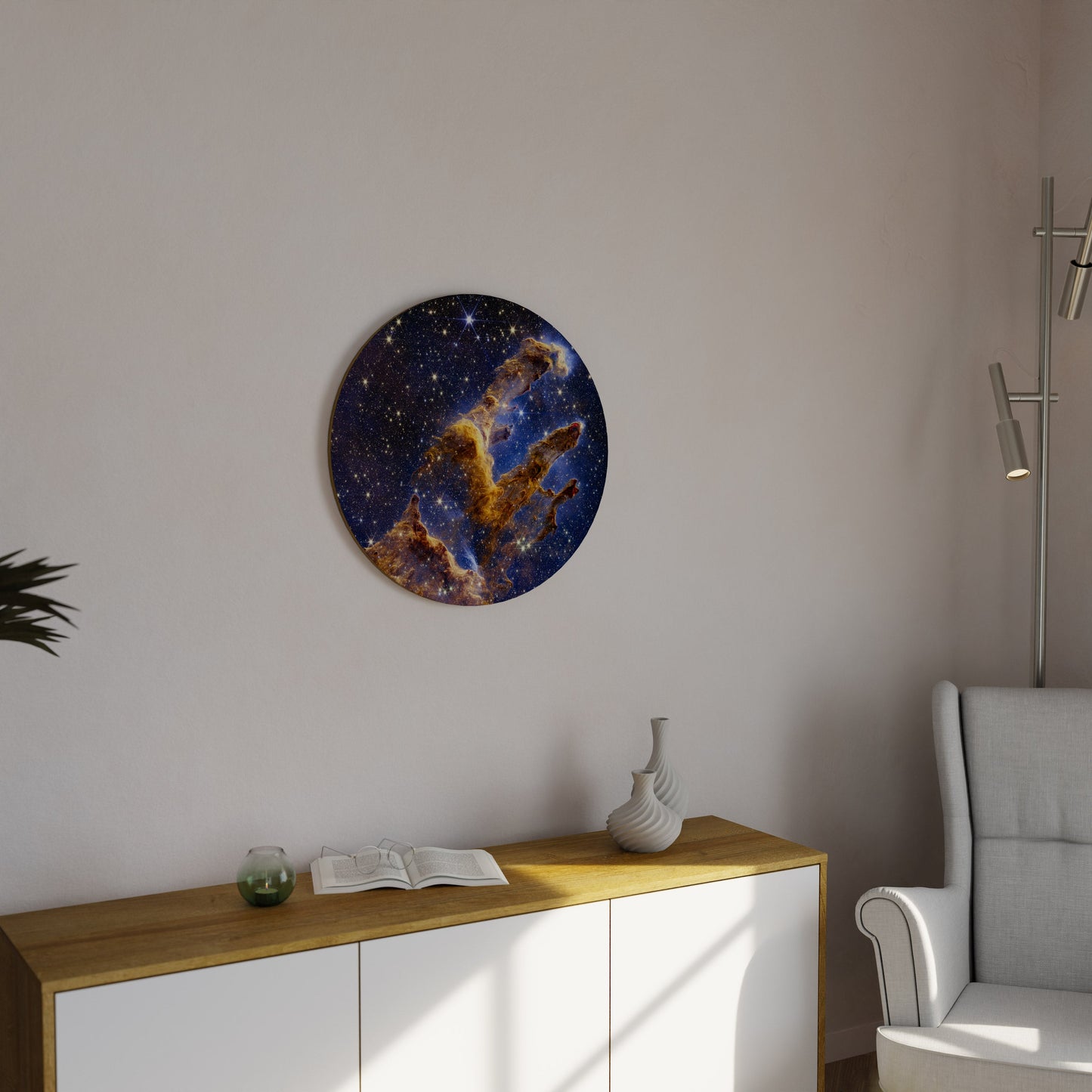 COSMIC DREAMSCAPE Round Wall Art