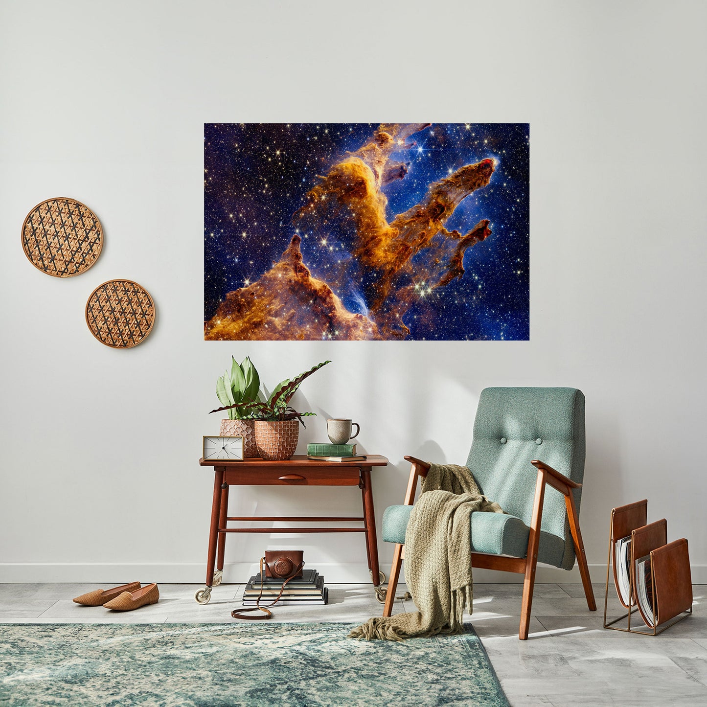 Poster orizzontale staccabile e attaccabile COSMIC DREAMSCAPE