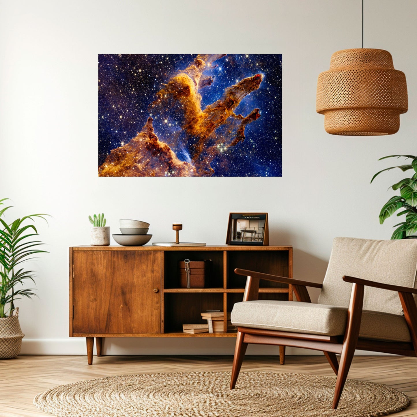 Poster orizzontale staccabile e attaccabile COSMIC DREAMSCAPE