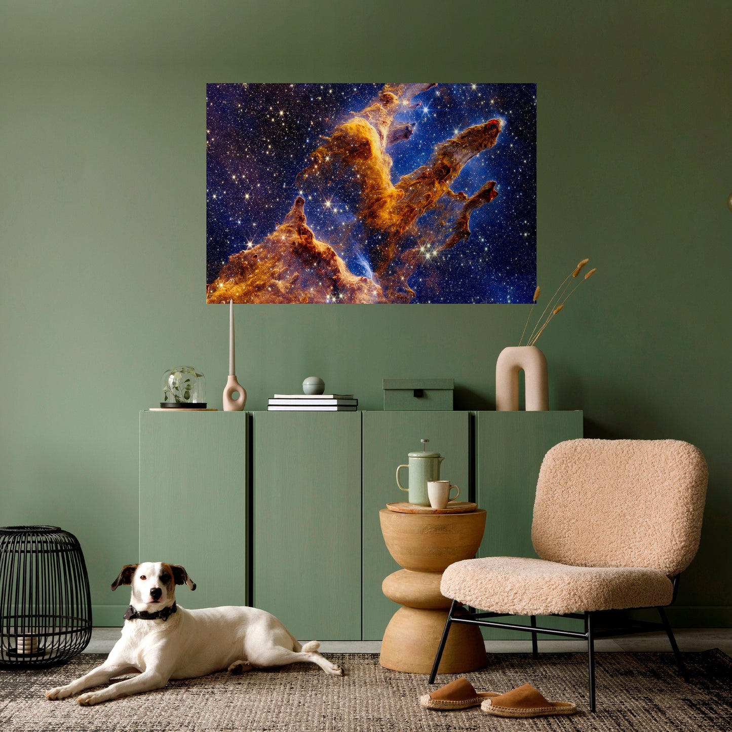 Poster orizzontale staccabile e attaccabile COSMIC DREAMSCAPE