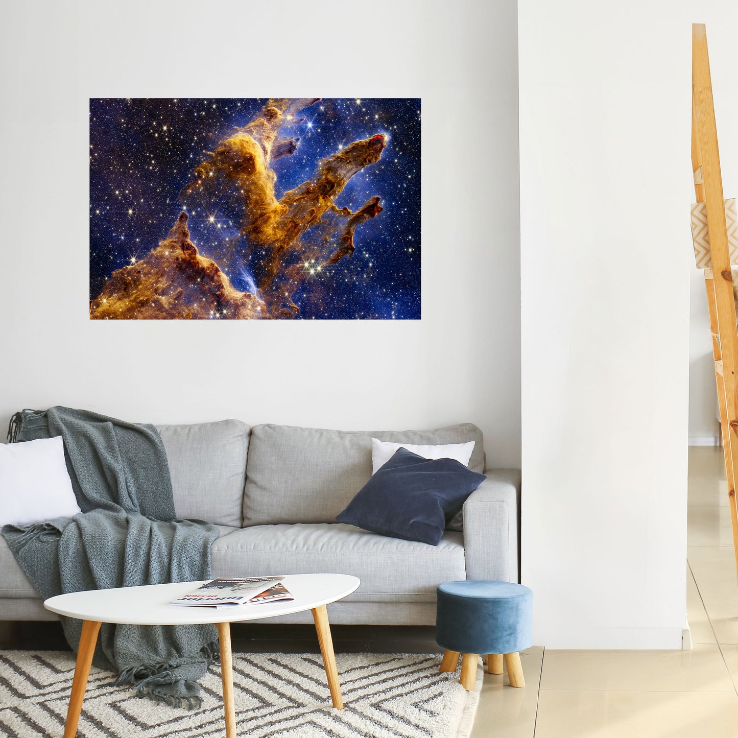 Poster orizzontale staccabile e attaccabile COSMIC DREAMSCAPE