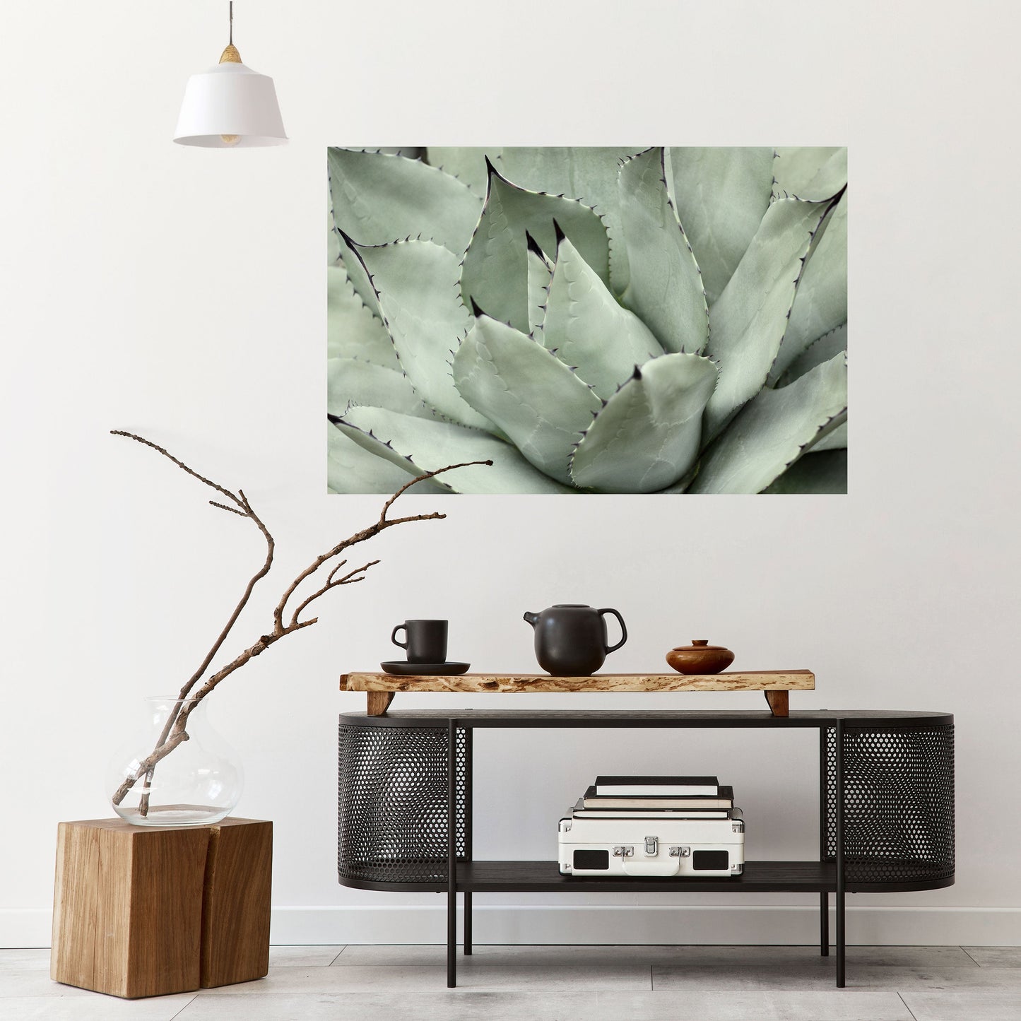 Poster orizzontale staccabile e attaccabile SOGNO MISTICO SUCCULENTO