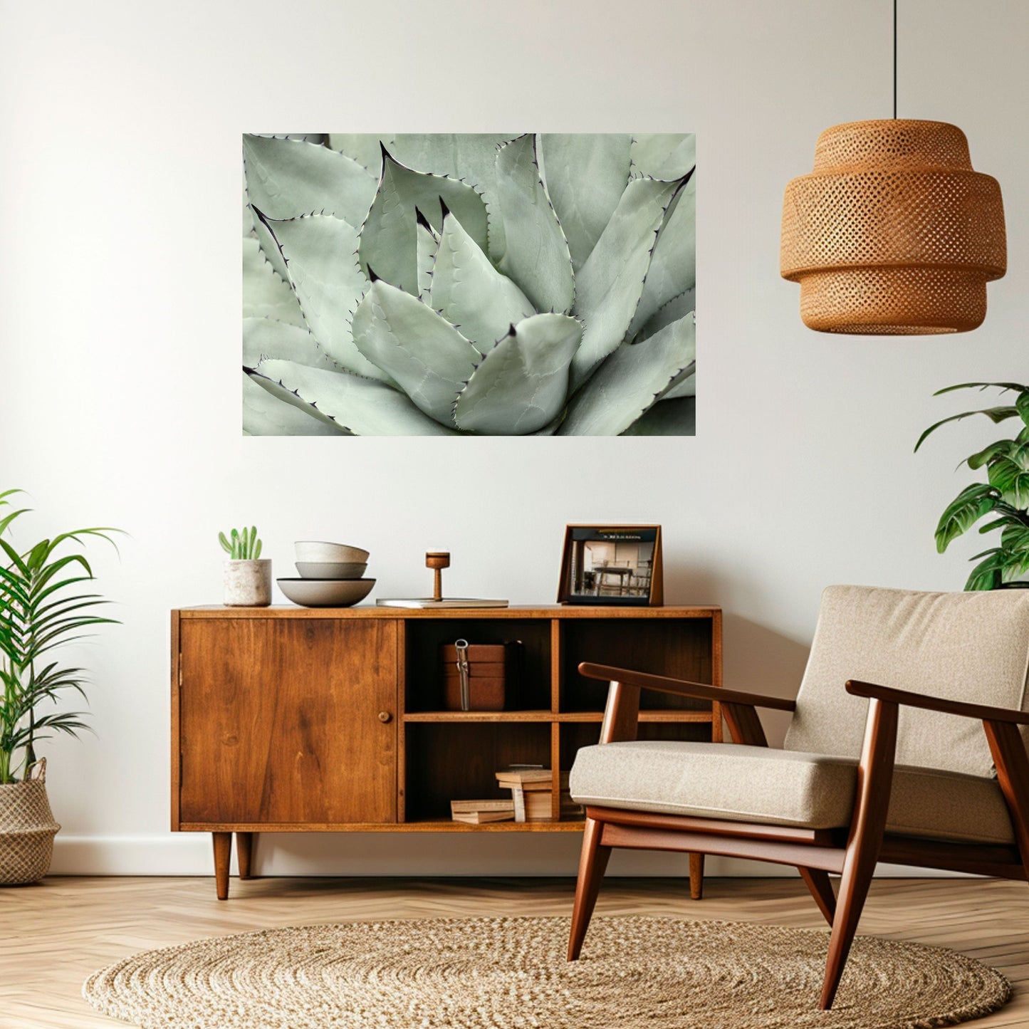 Poster orizzontale staccabile e attaccabile SOGNO MISTICO SUCCULENTO