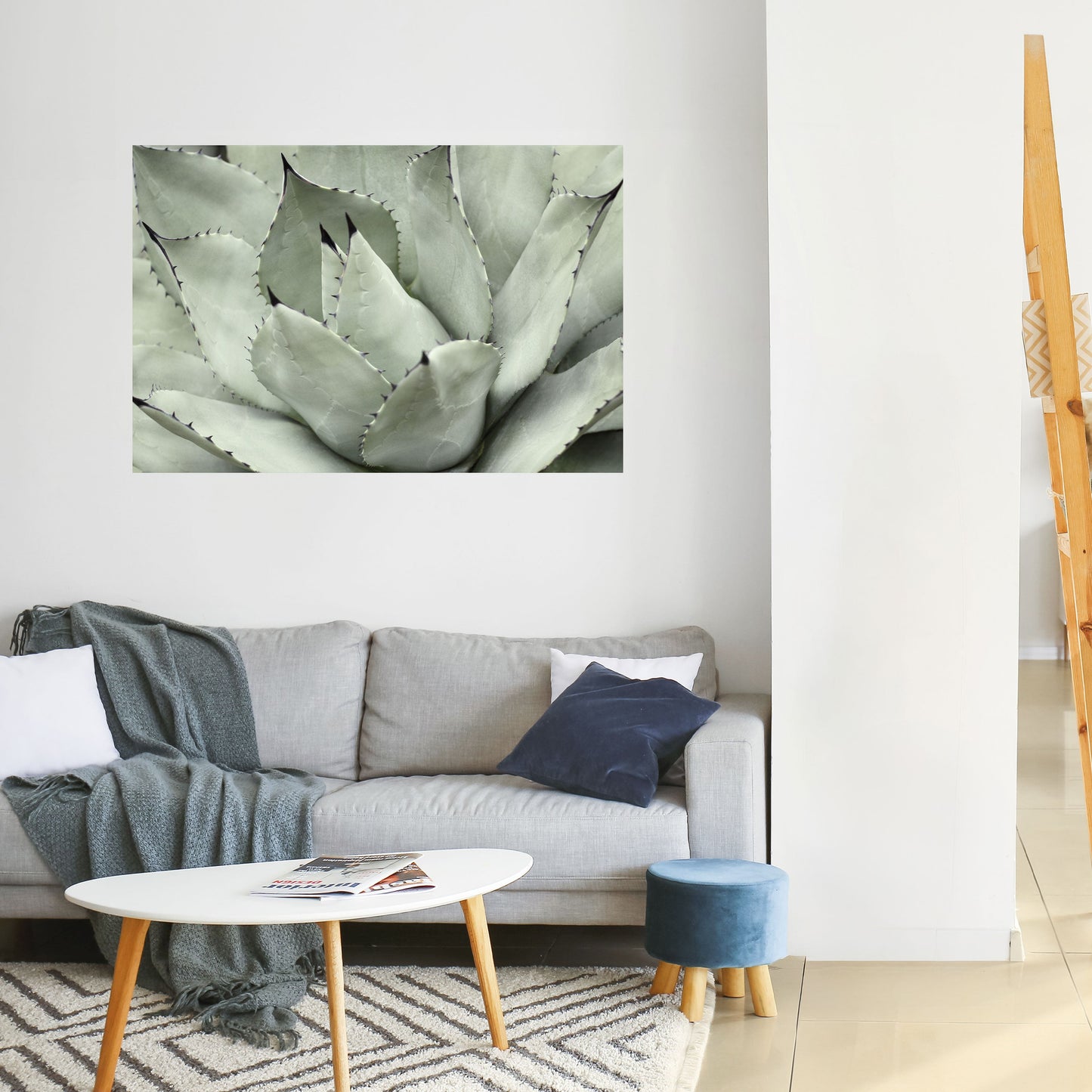 Poster orizzontale staccabile e attaccabile SOGNO MISTICO SUCCULENTO