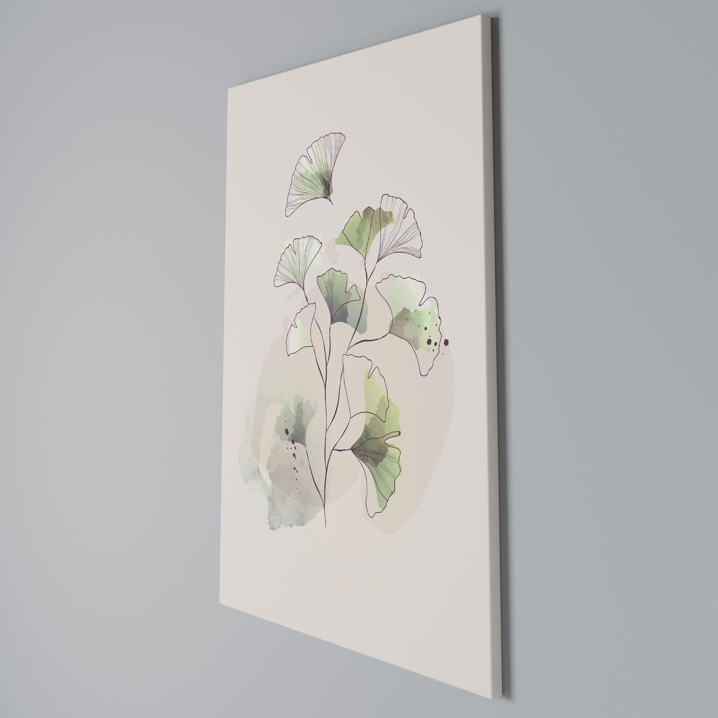 FOLIAGE REVERIE Stampa su Tela Verticale