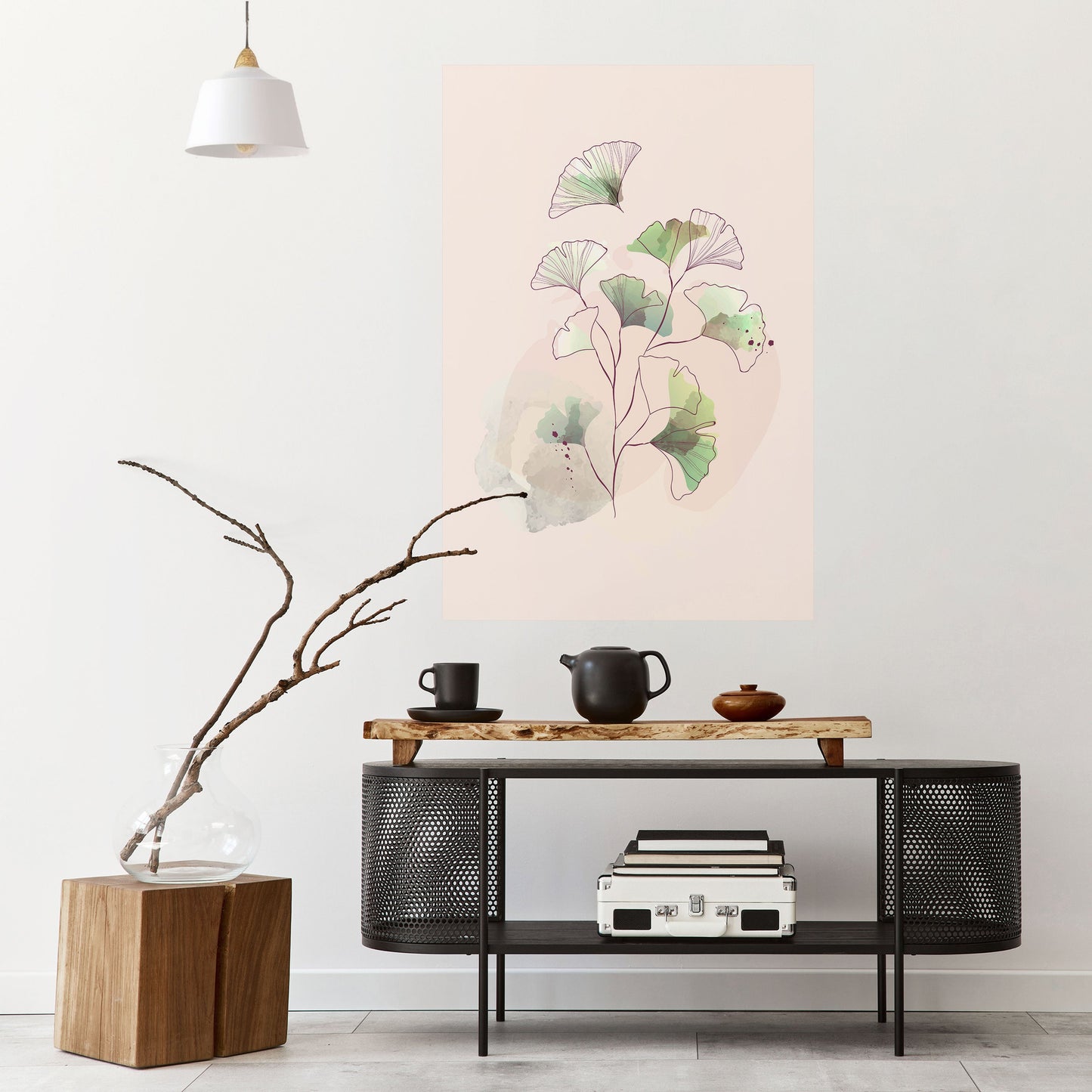 FOLIAGE REVERIE Poster verticale staccabile e attaccabile