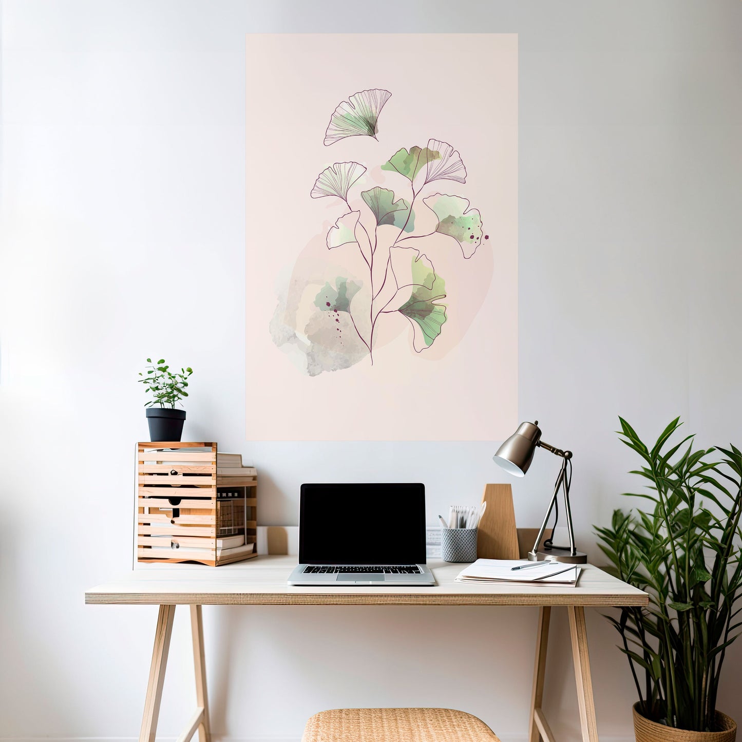 FOLIAGE REVERIE Poster verticale staccabile e attaccabile