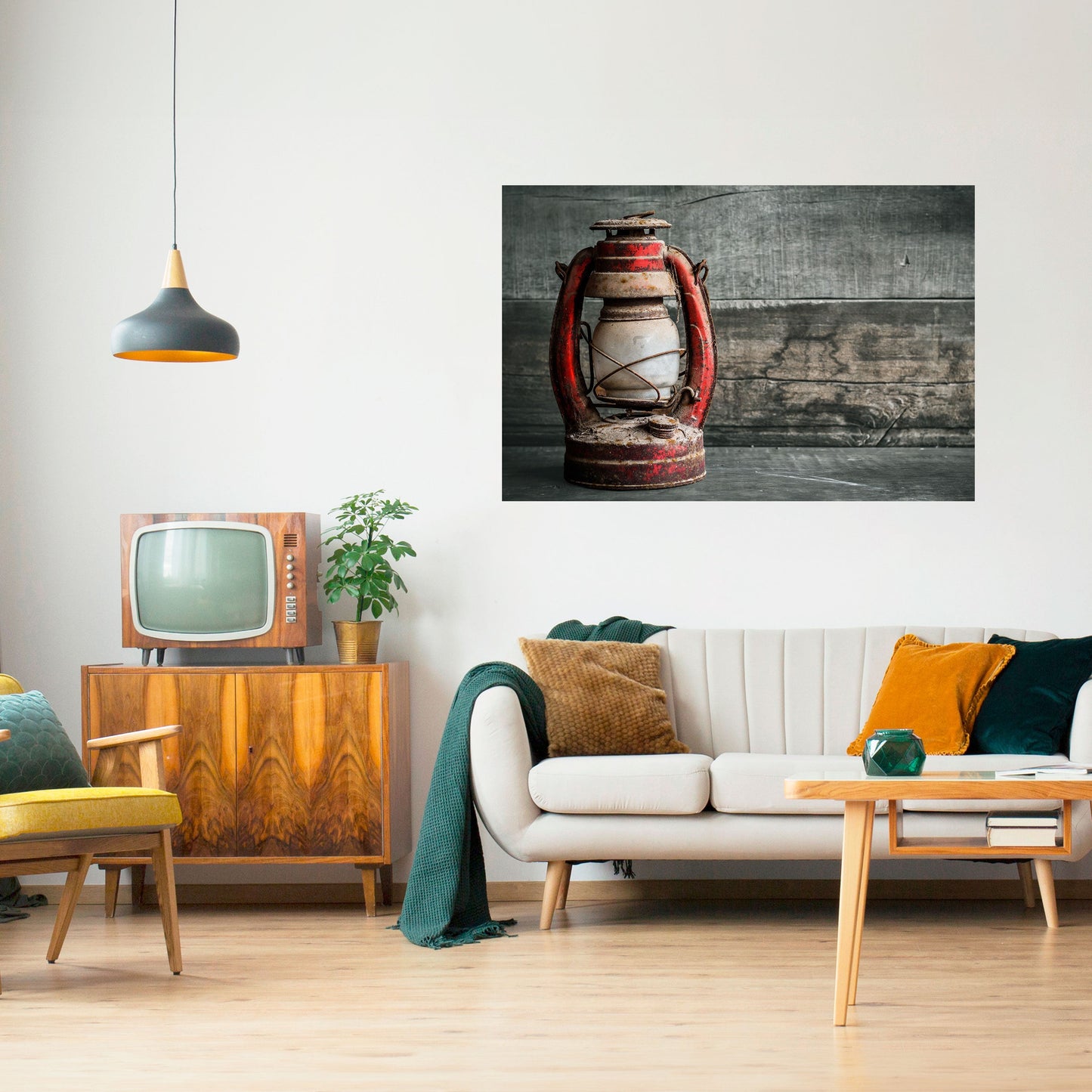 LANTERNA DEI RICORDI Poster orizzontale staccabile e attaccabile