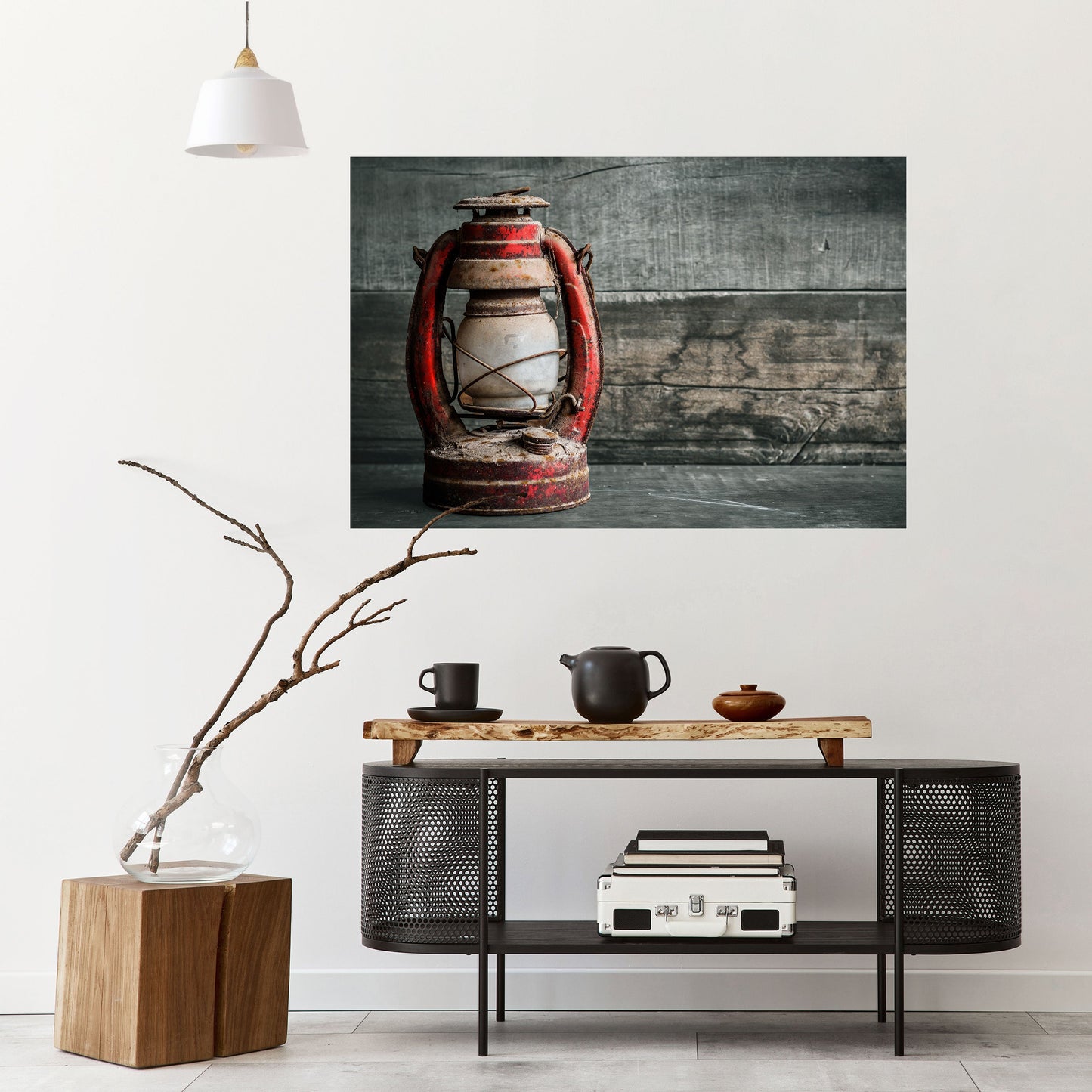 LANTERNA DEI RICORDI Poster orizzontale staccabile e attaccabile