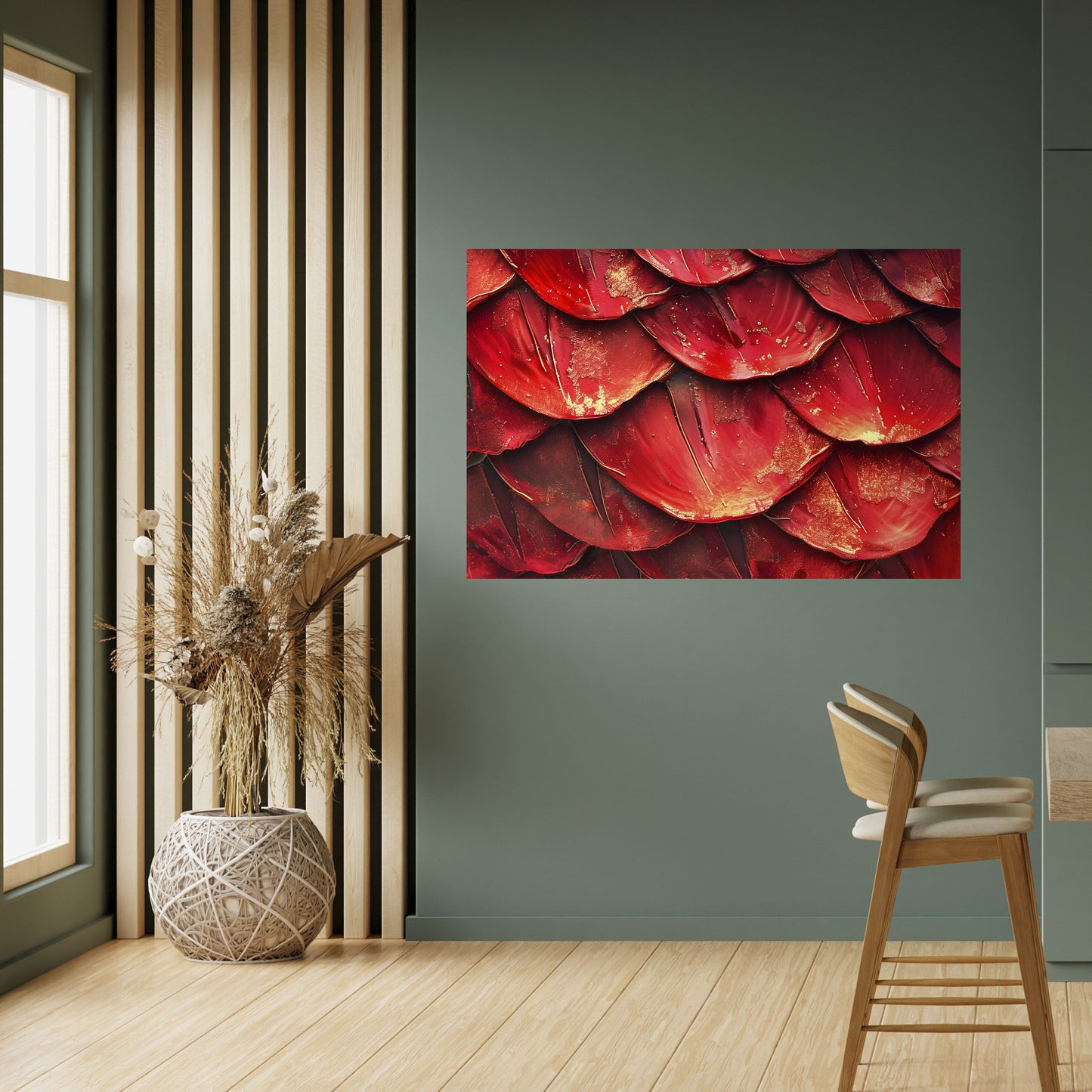 Poster orizzontale staccabile e attaccabile RUBY PETAL DANCE
