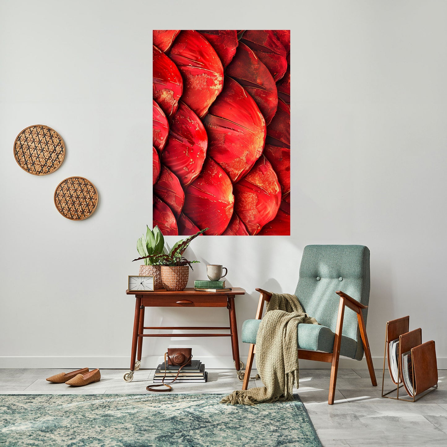 Poster verticale staccabile e attaccabile RUBY PETAL DANCE