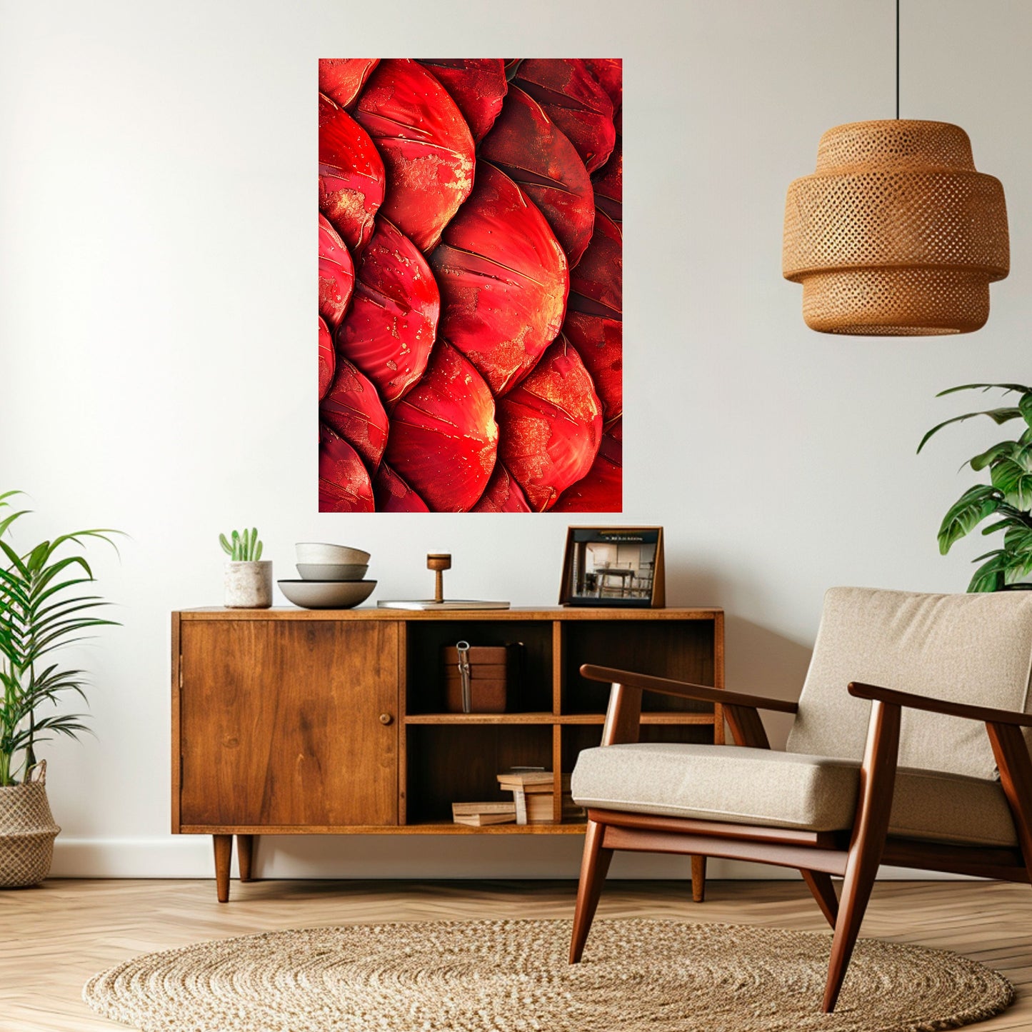 Poster verticale staccabile e attaccabile RUBY PETAL DANCE