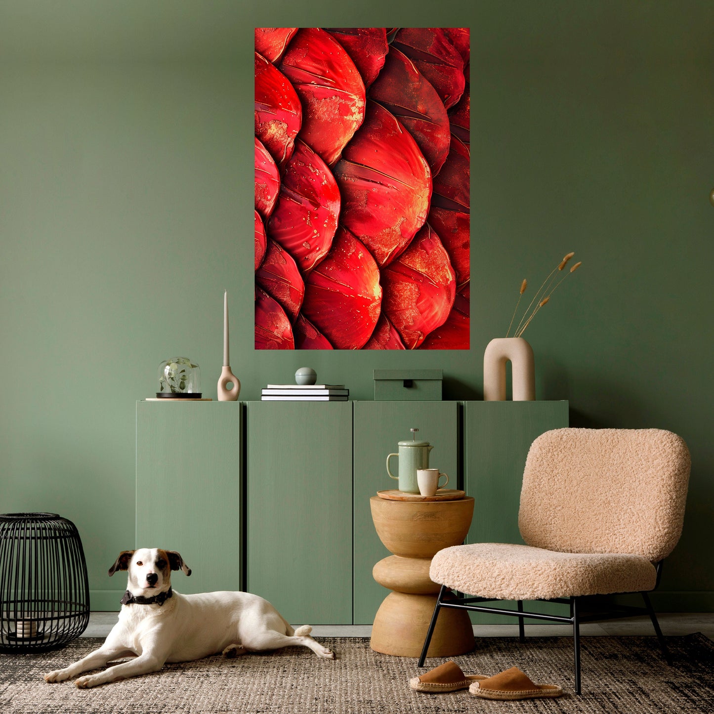 Poster verticale staccabile e attaccabile RUBY PETAL DANCE