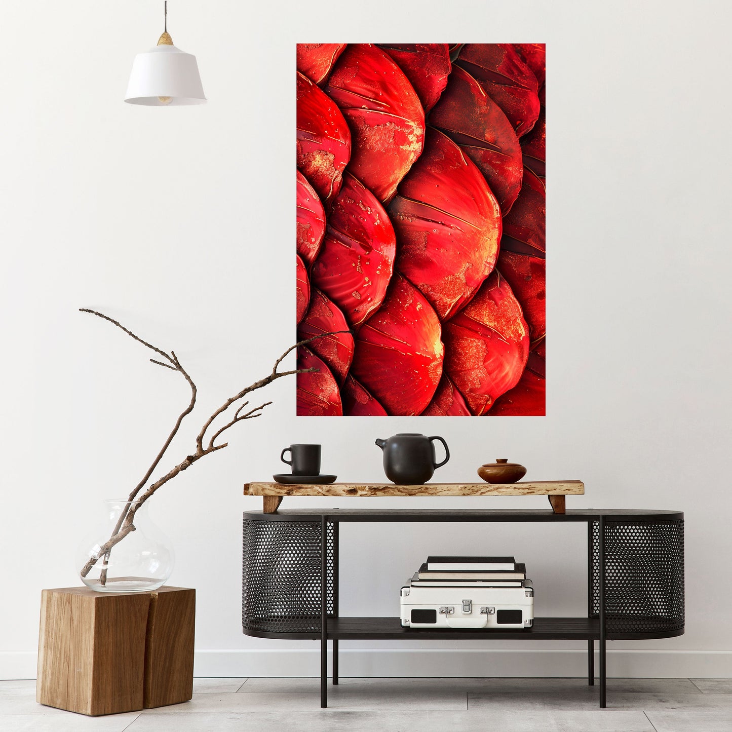 Poster verticale staccabile e attaccabile RUBY PETAL DANCE