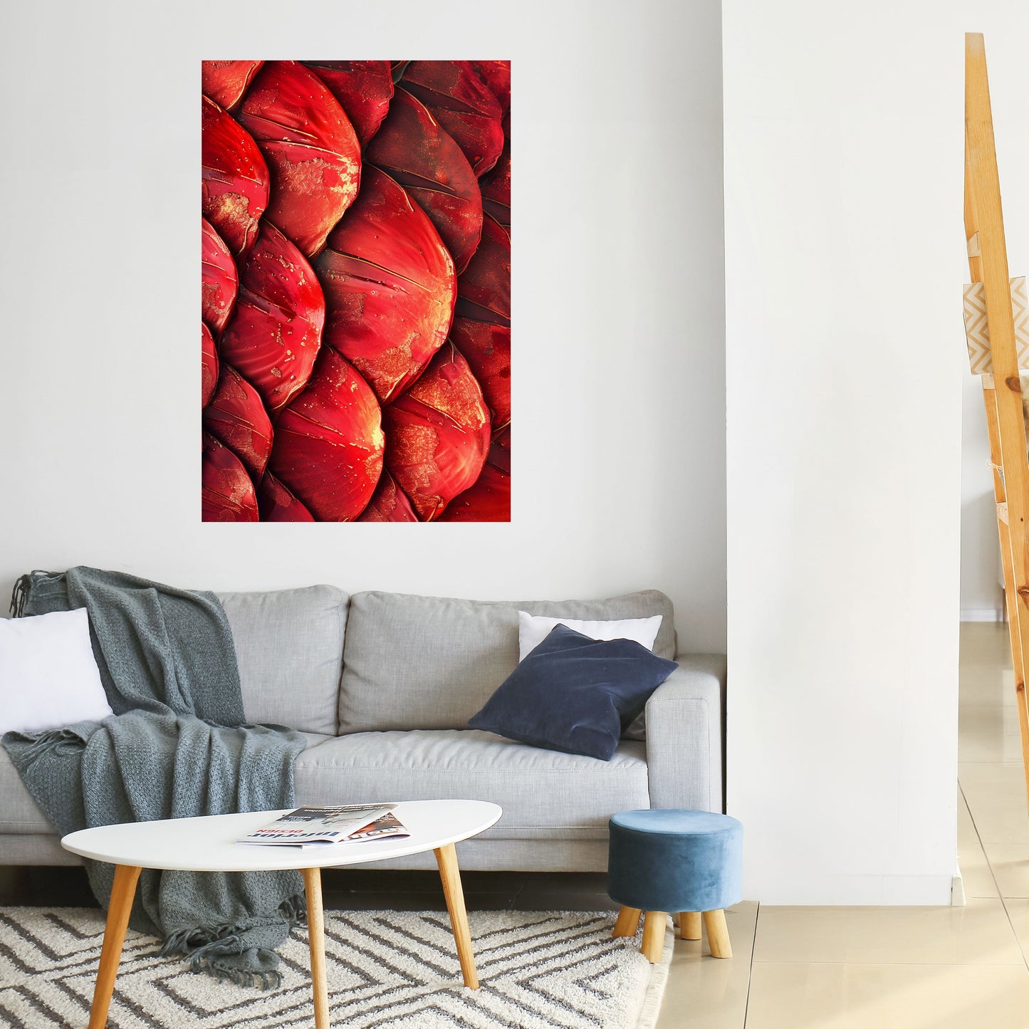 Poster verticale staccabile e attaccabile RUBY PETAL DANCE