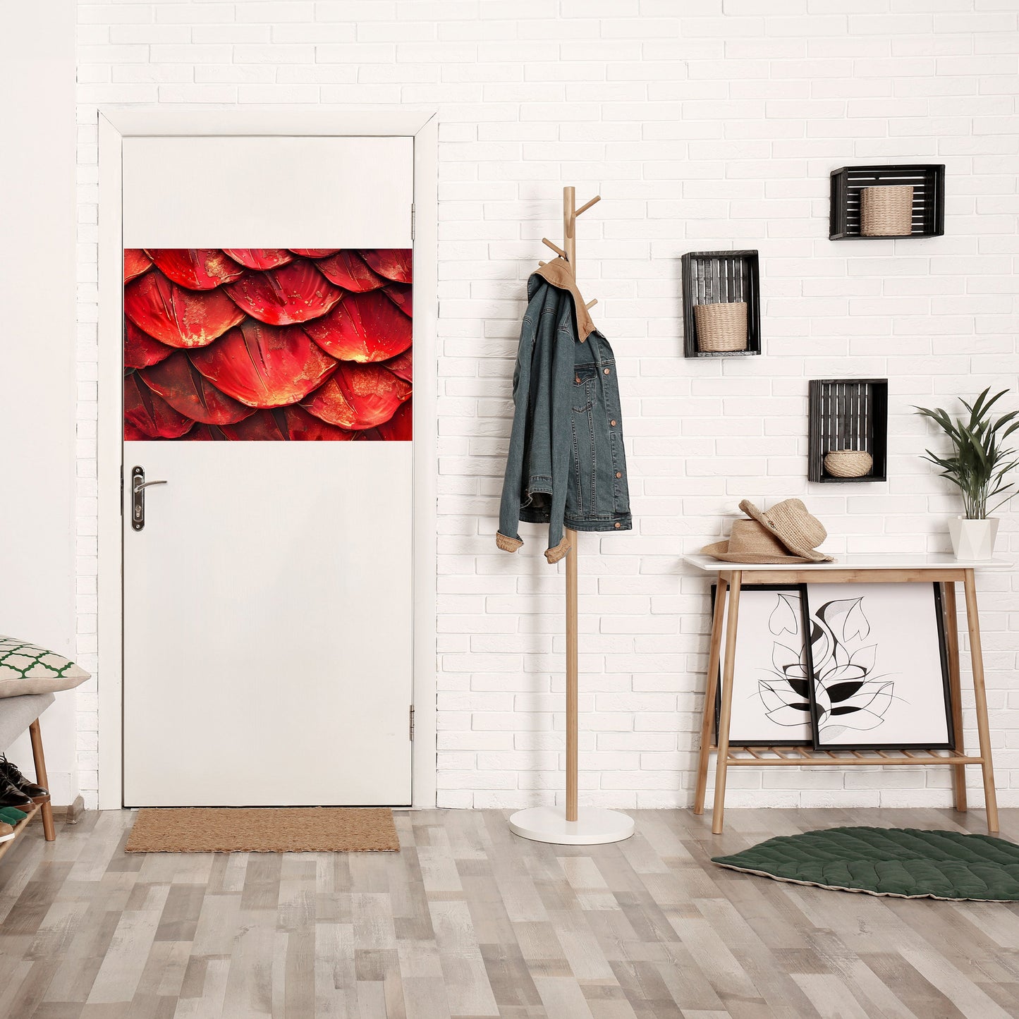 Poster orizzontale staccabile e attaccabile RUBY PETAL DANCE