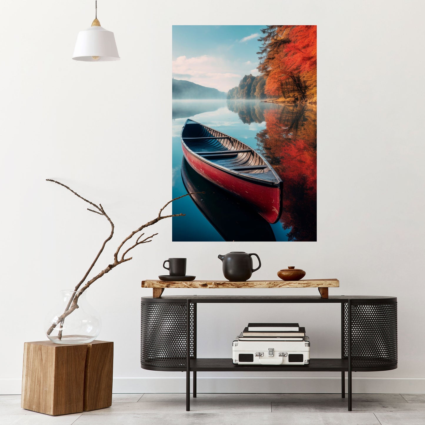 Poster verticale staccabile e attaccabile BARCA DELLA TRANQUILLITÀ