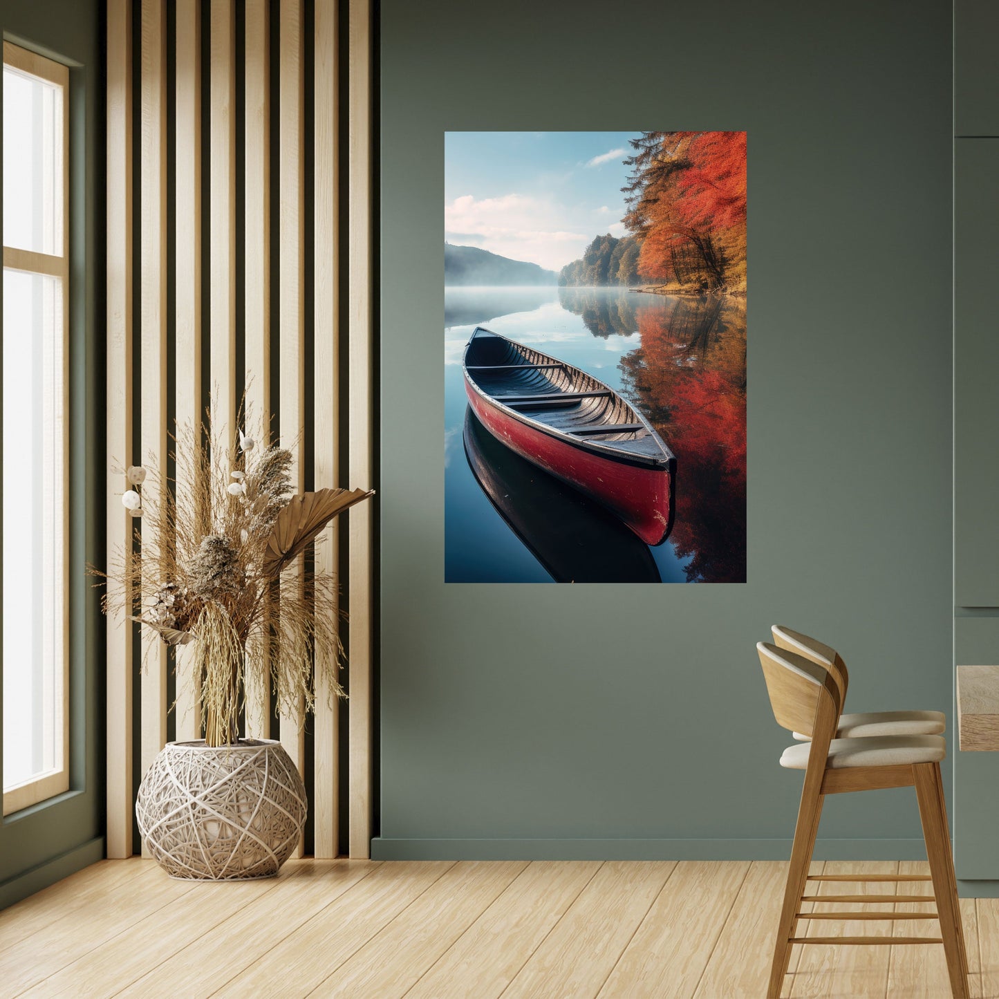 Poster verticale staccabile e attaccabile BARCA DELLA TRANQUILLITÀ