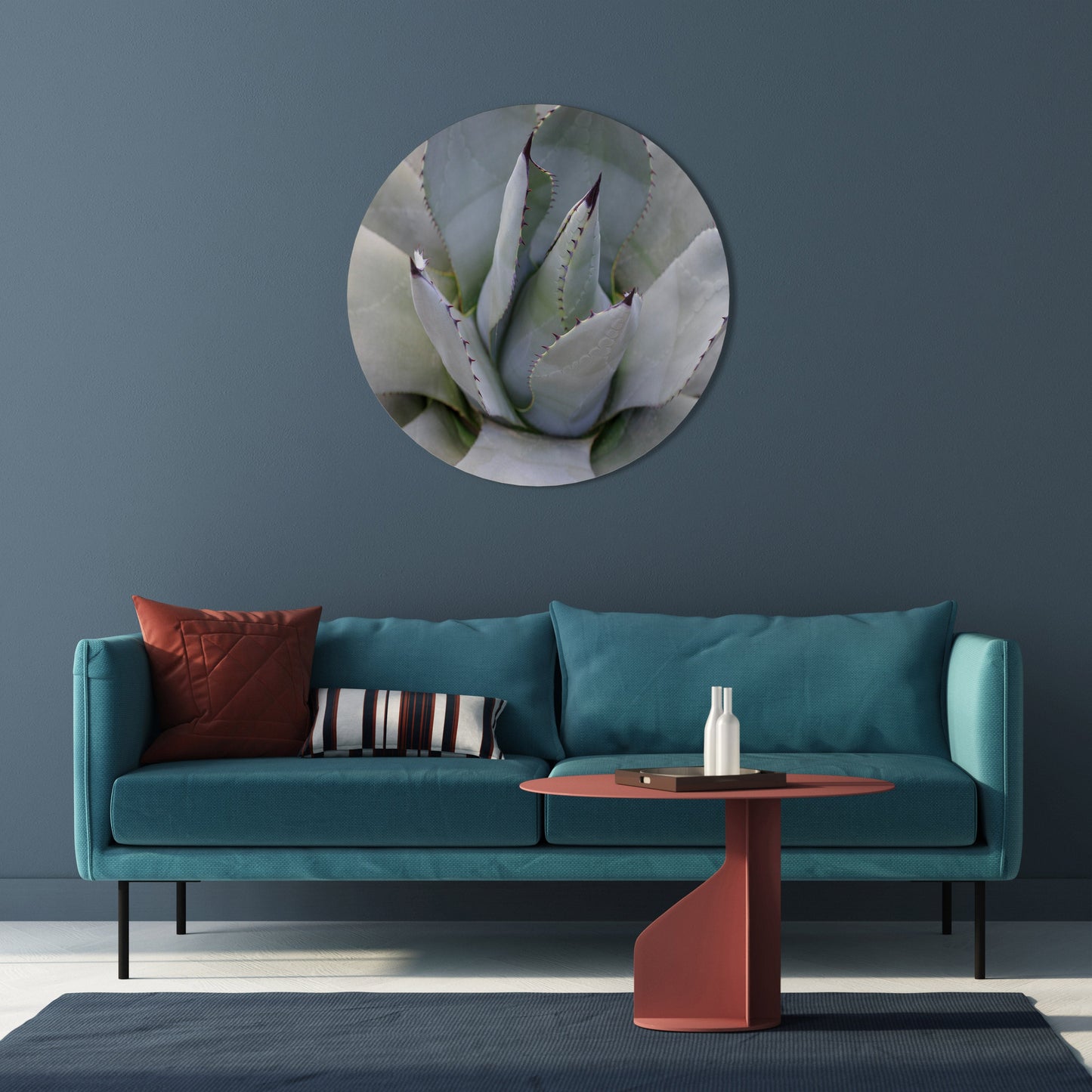 AGAVE ELEGANCE Arte murale rotonda
