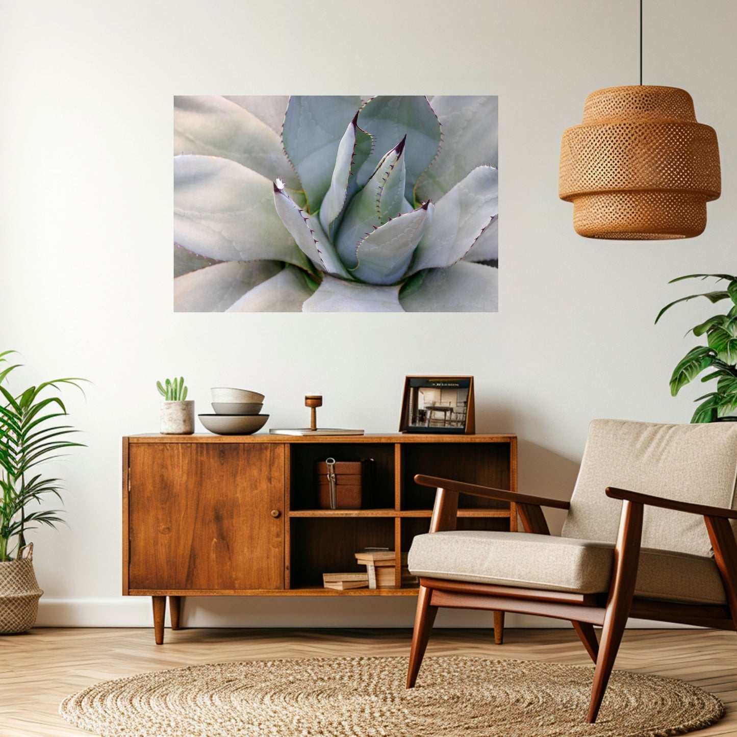 Poster orizzontale staccabile e attaccabile AGAVE ELEGANCE