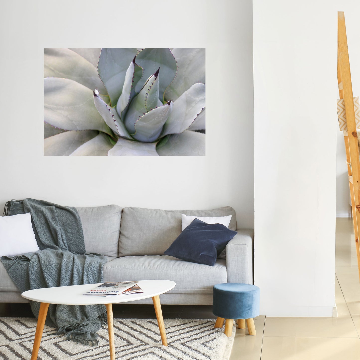 Poster orizzontale staccabile e attaccabile AGAVE ELEGANCE