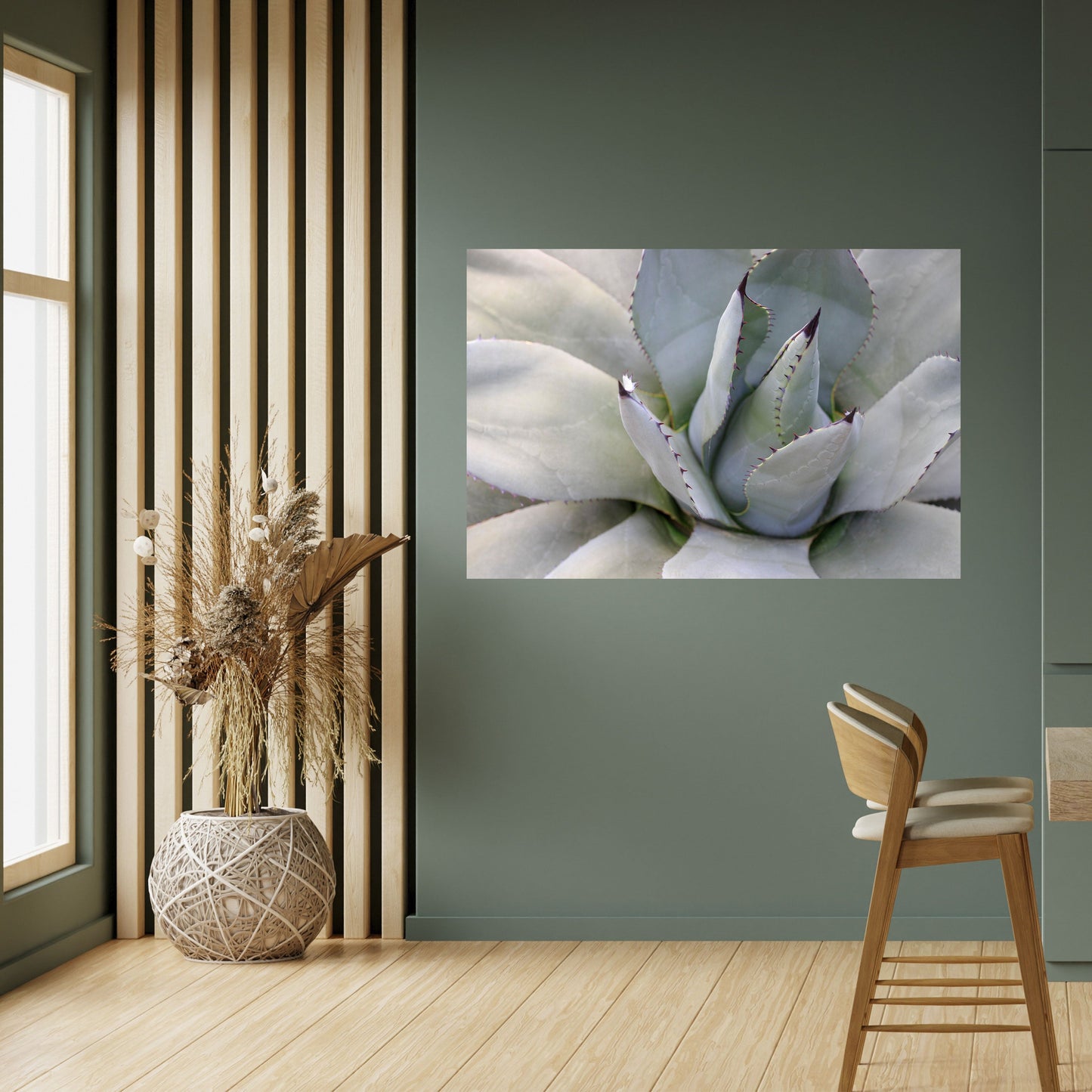 Poster orizzontale staccabile e attaccabile AGAVE ELEGANCE