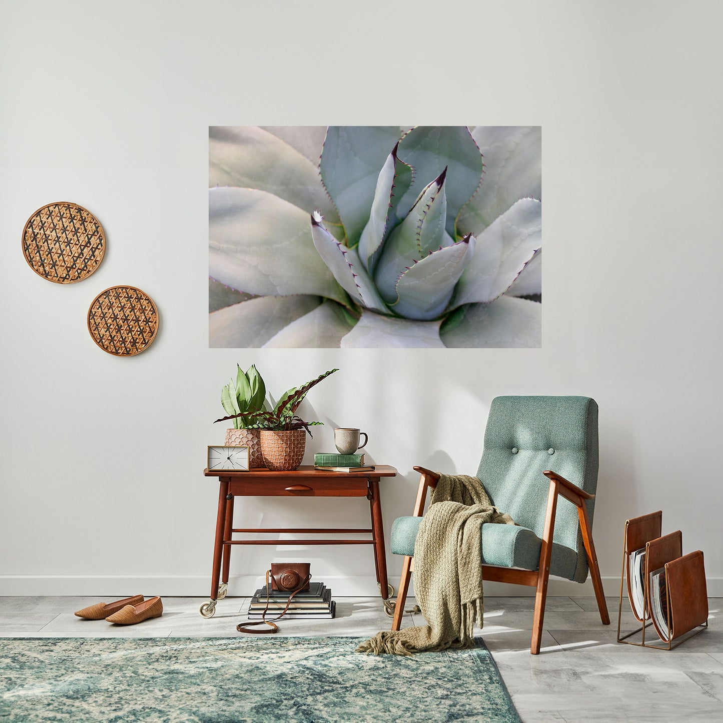 Poster orizzontale staccabile e attaccabile AGAVE ELEGANCE