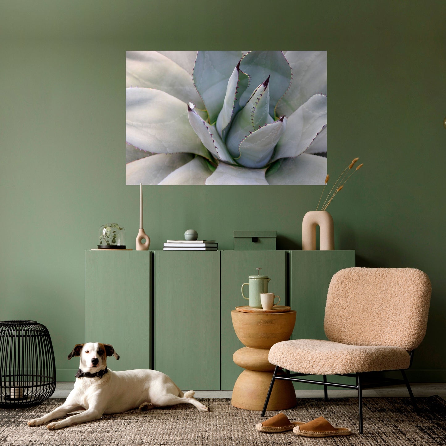 Poster orizzontale staccabile e attaccabile AGAVE ELEGANCE