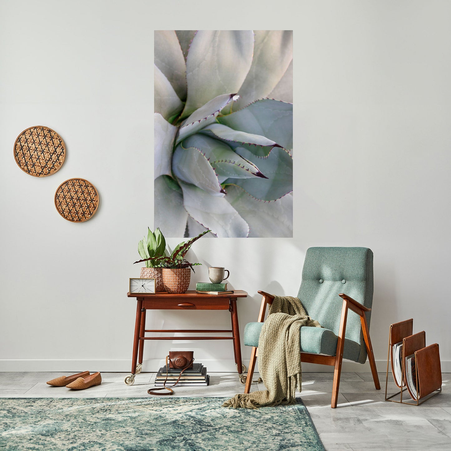 Poster verticale staccabile e attaccabile AGAVE ELEGANCE