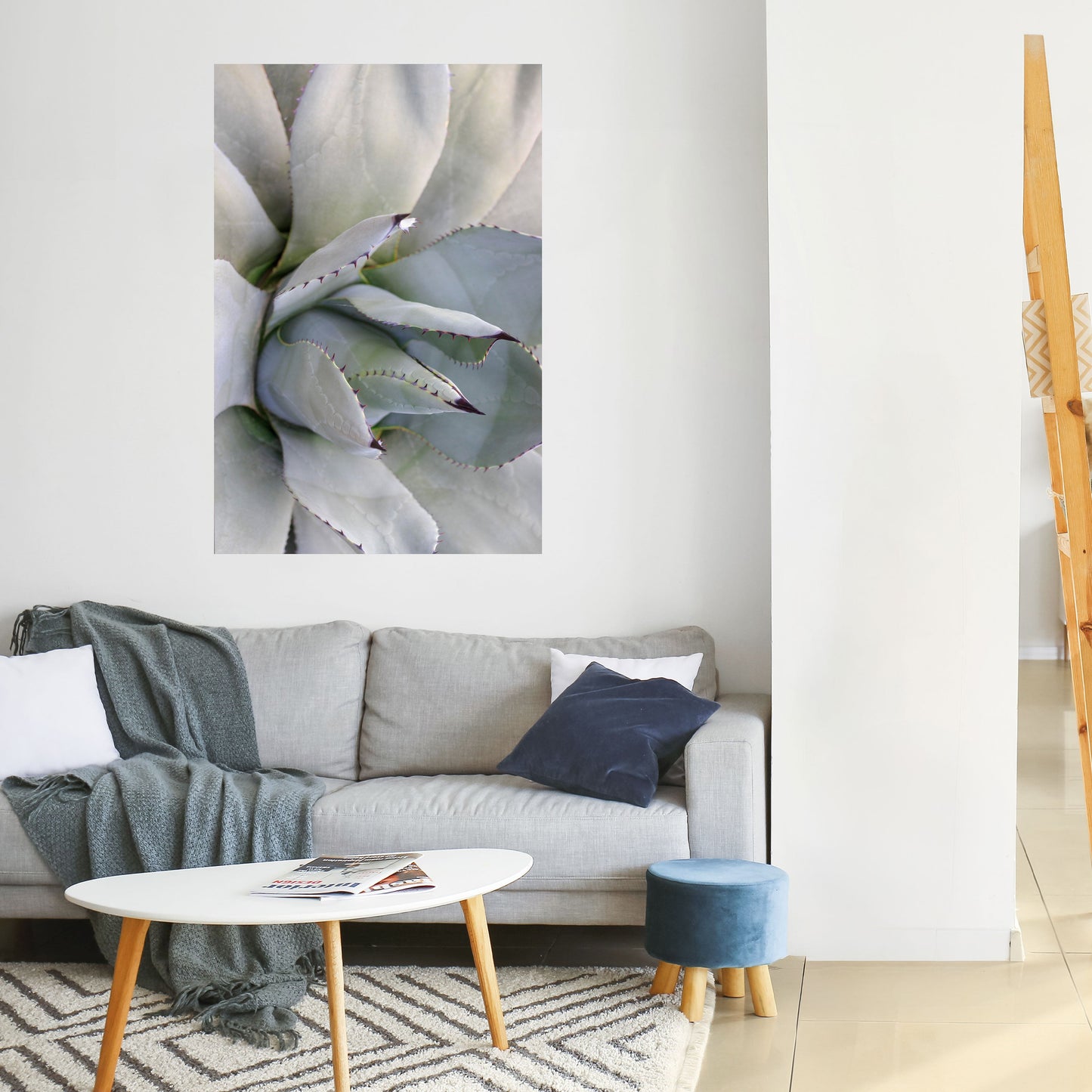 Poster verticale staccabile e attaccabile AGAVE ELEGANCE
