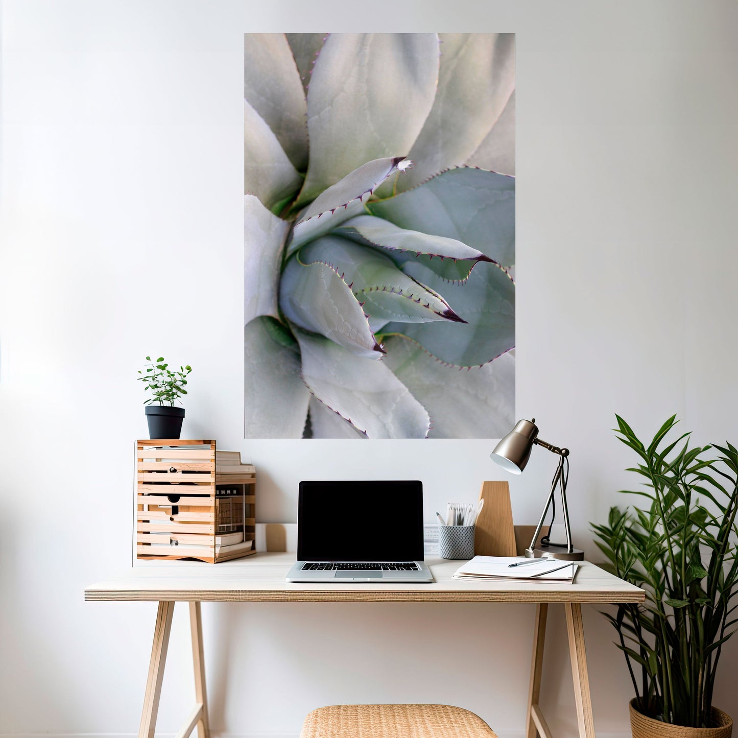Poster verticale staccabile e attaccabile AGAVE ELEGANCE