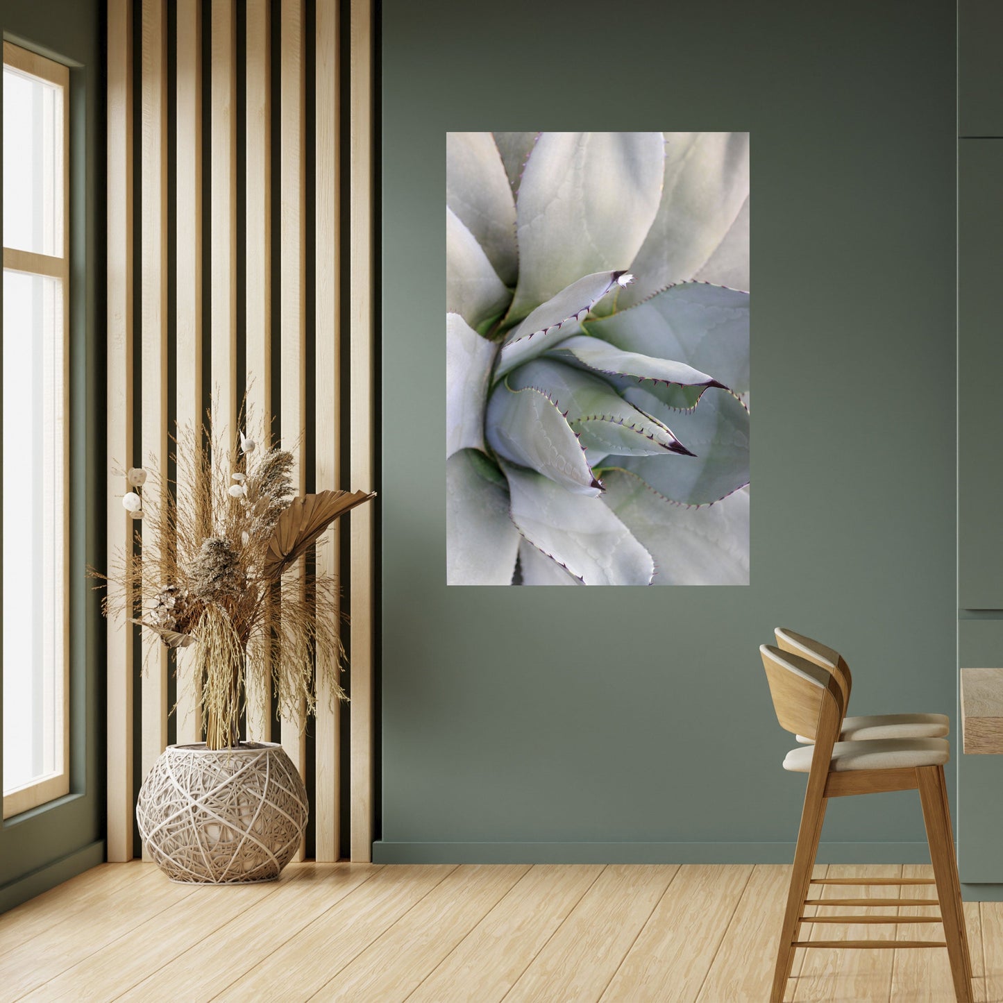 Poster verticale staccabile e attaccabile AGAVE ELEGANCE