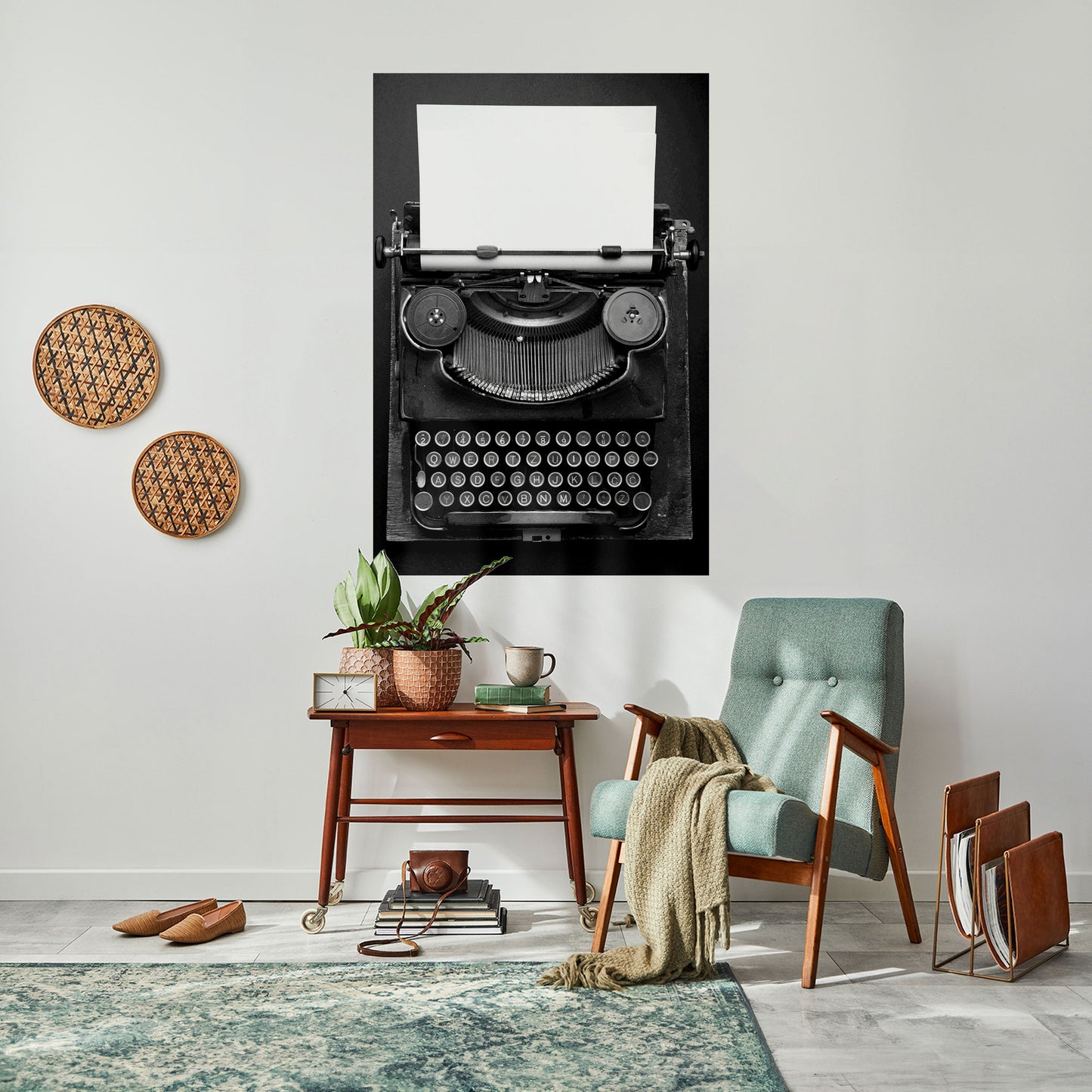 SINFONIA DELLA MACCHINA DA SCRIVERE Poster verticale staccabile e attaccabile