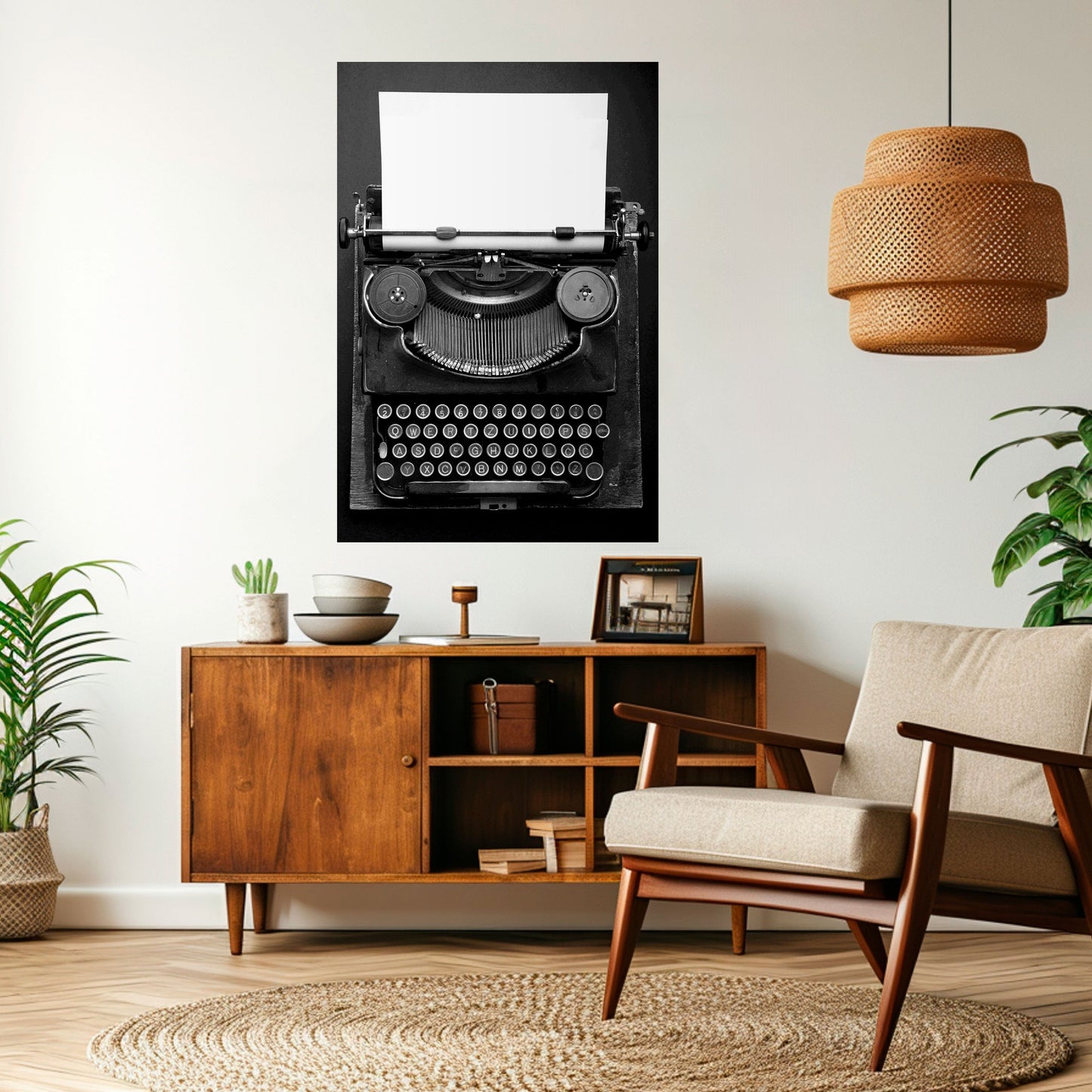 SINFONIA DELLA MACCHINA DA SCRIVERE Poster verticale staccabile e attaccabile