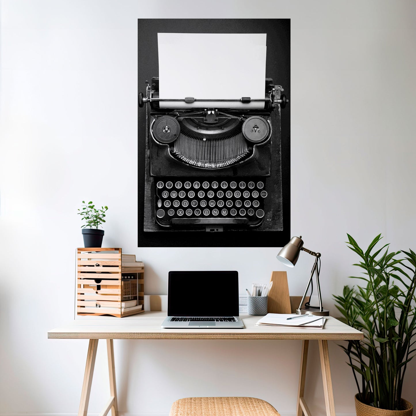 SINFONIA DELLA MACCHINA DA SCRIVERE Poster verticale staccabile e attaccabile