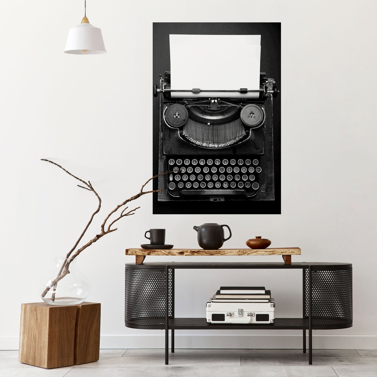 SINFONIA DELLA MACCHINA DA SCRIVERE Poster verticale staccabile e attaccabile