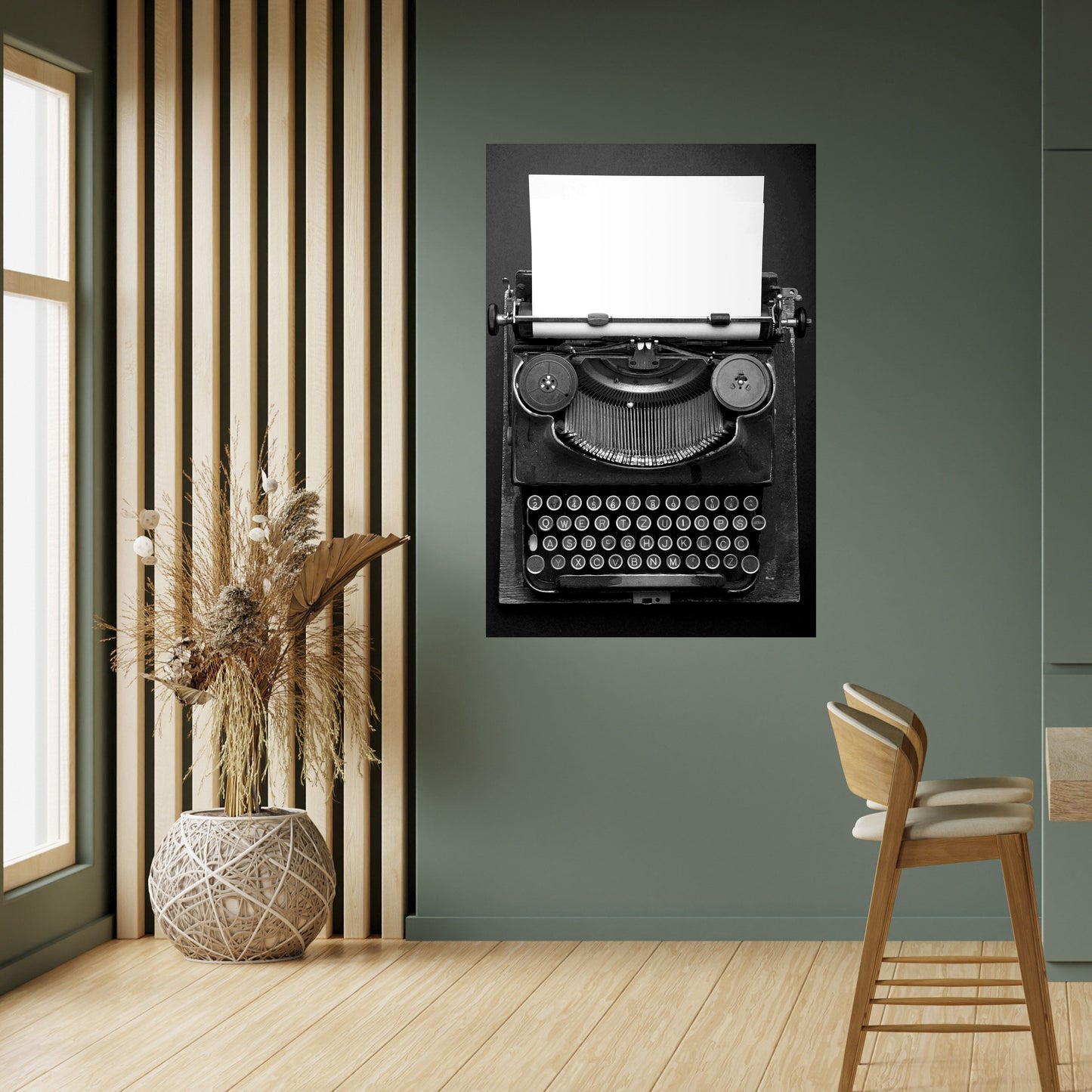 SINFONIA DELLA MACCHINA DA SCRIVERE Poster verticale staccabile e attaccabile
