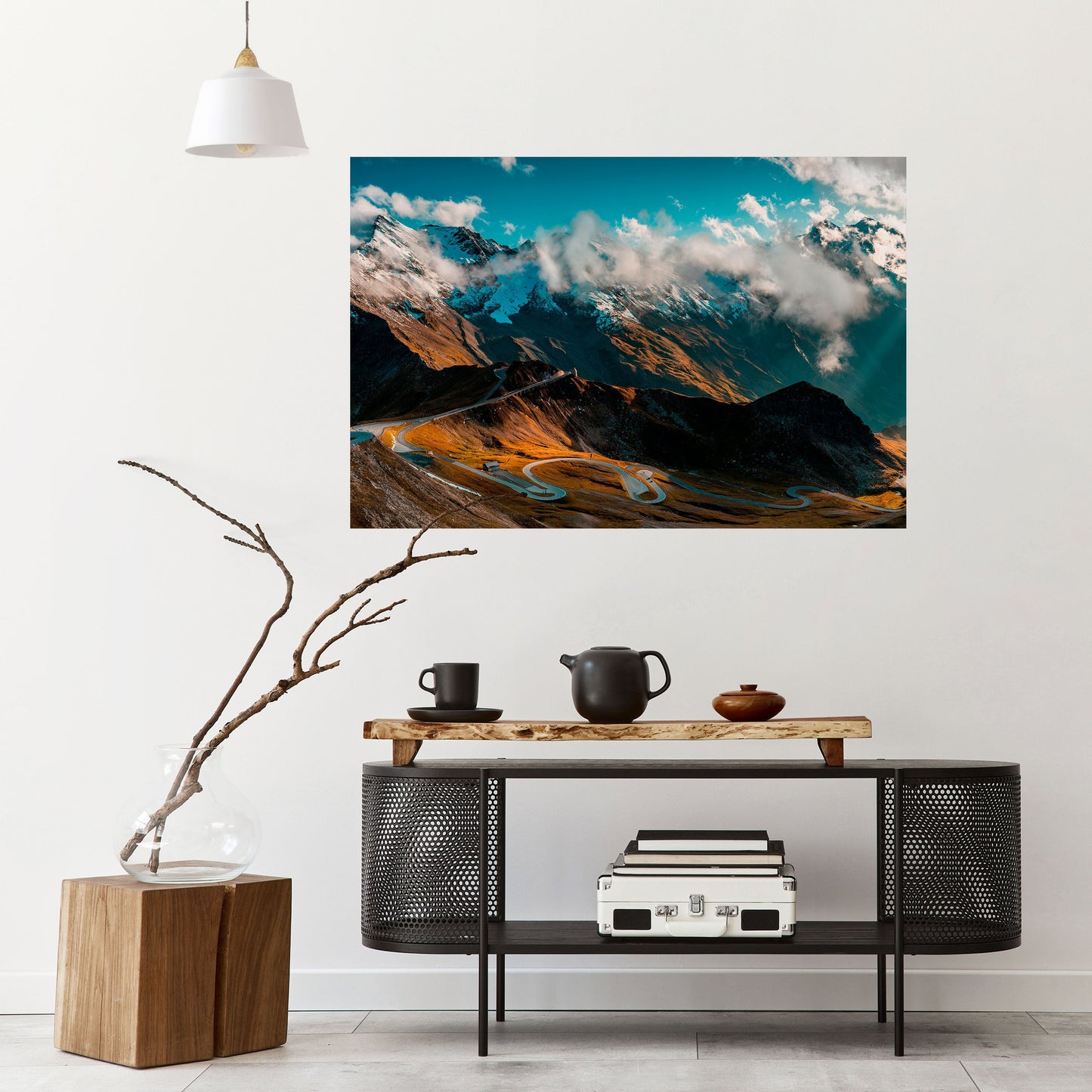 Poster orizzontale staccabile e attaccabile MOUNTAIN SERPENTINE