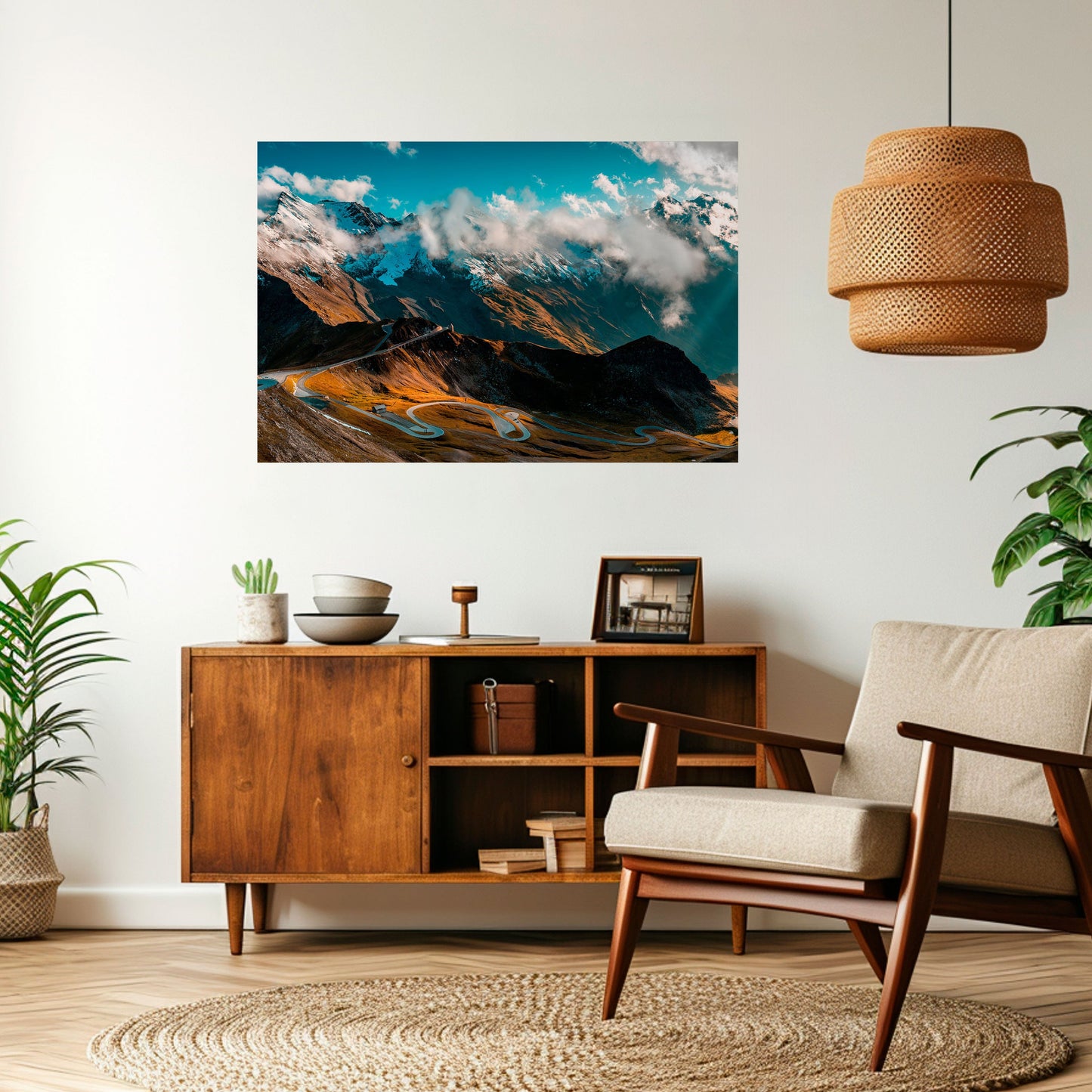 Poster orizzontale staccabile e attaccabile MOUNTAIN SERPENTINE