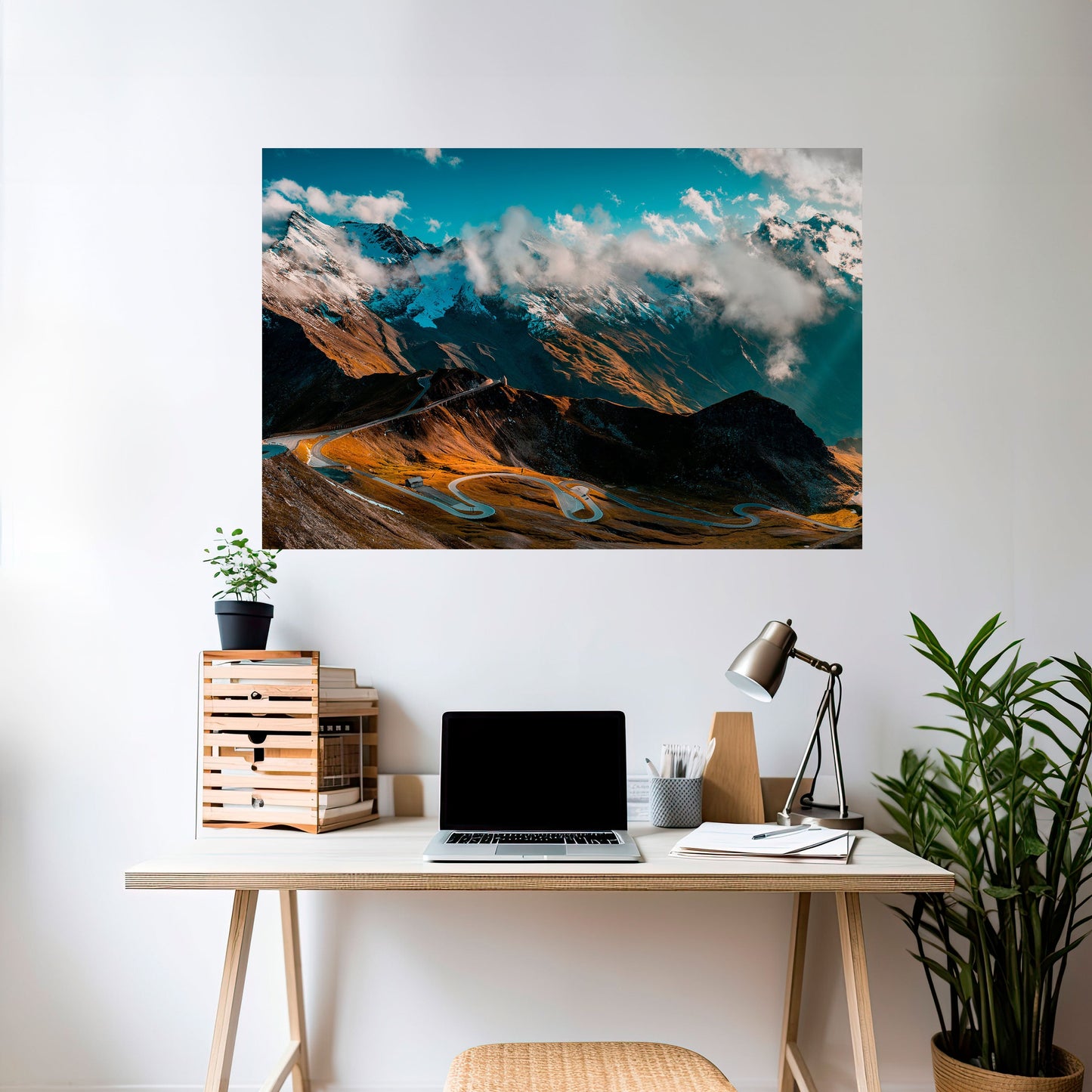 Poster orizzontale staccabile e attaccabile MOUNTAIN SERPENTINE