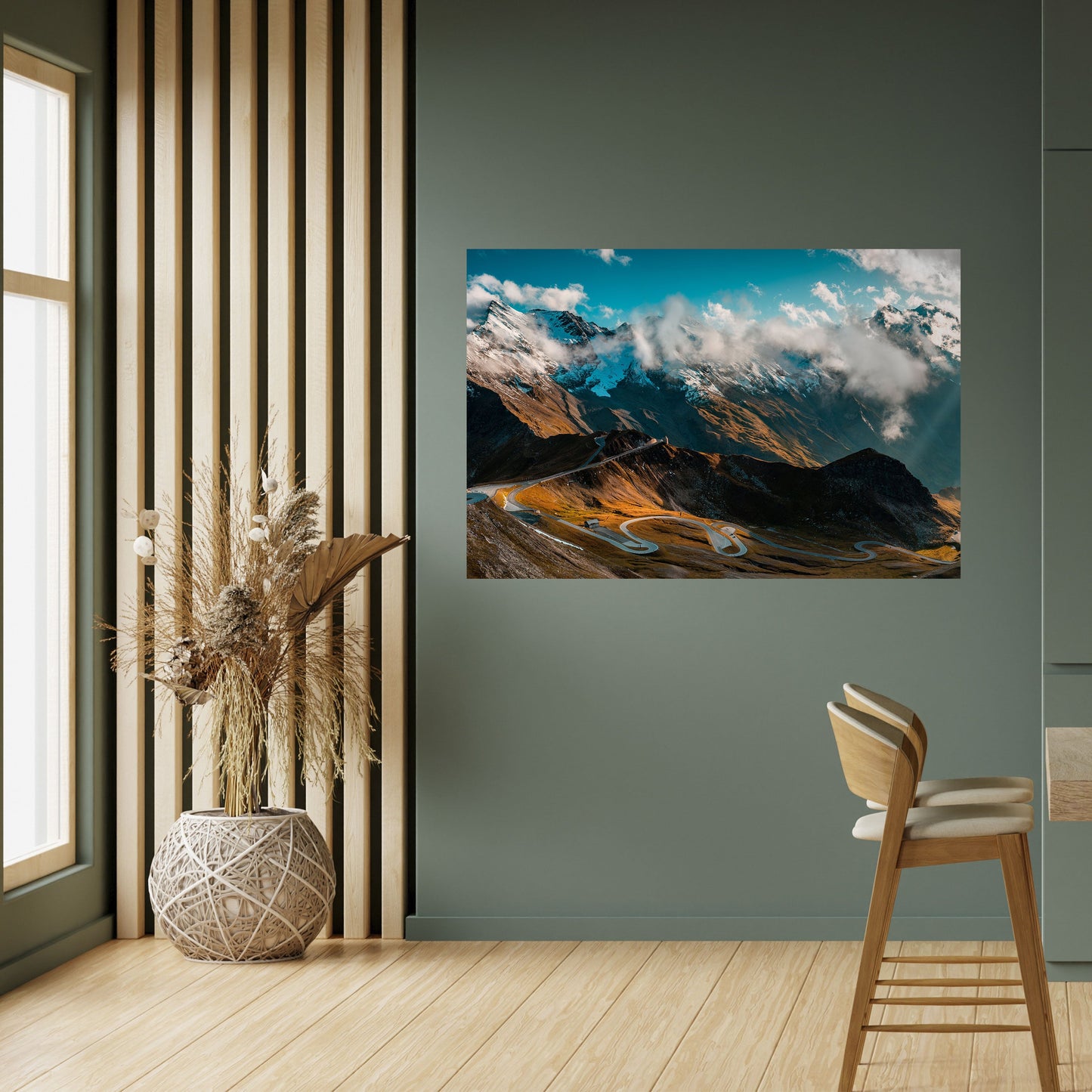 Poster orizzontale staccabile e attaccabile MOUNTAIN SERPENTINE