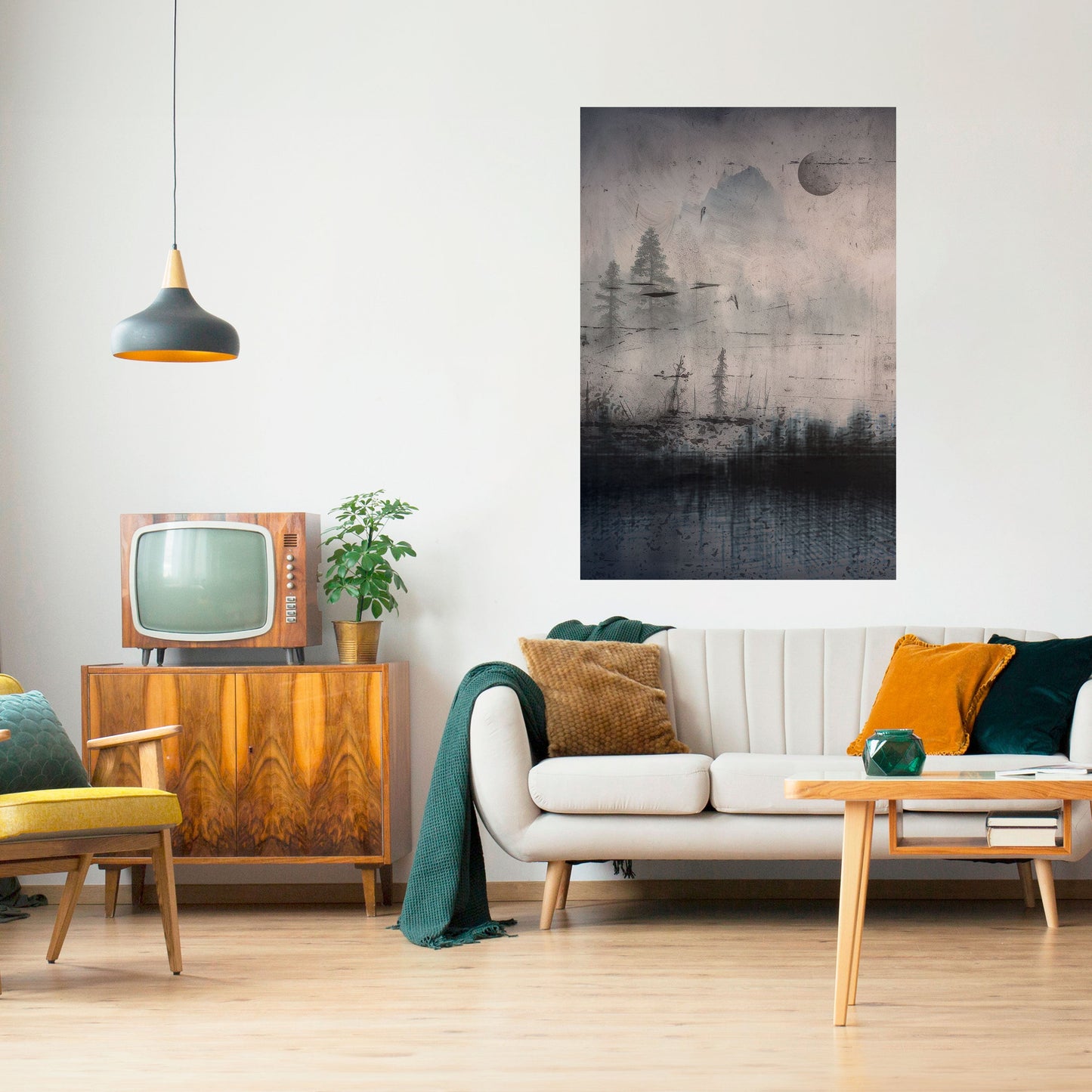 ECLISSE OF SERENITY Poster verticale staccabile e attaccabile