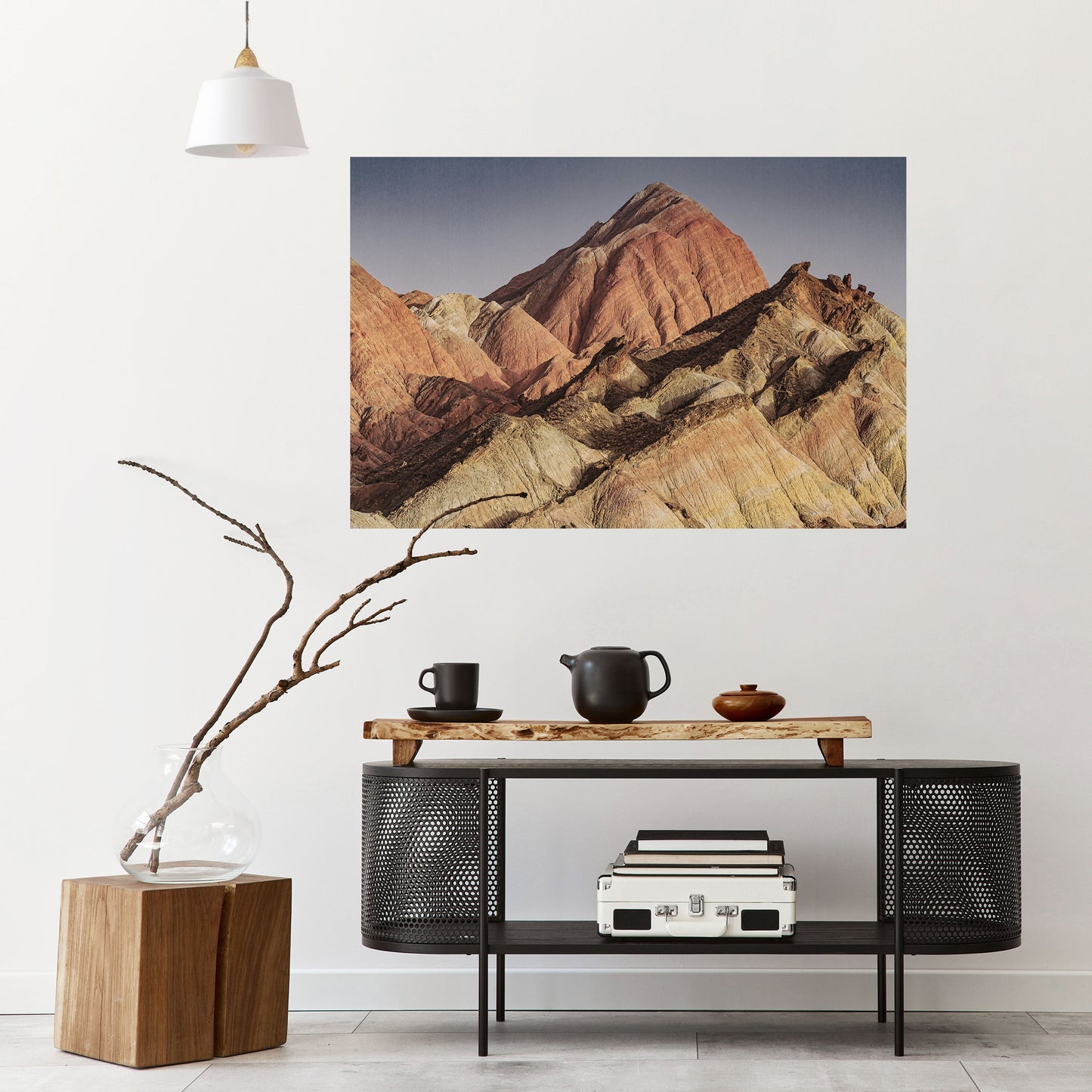 PEAKS OF PAINTED DREAMS Poster orizzontale staccabile e attaccabile